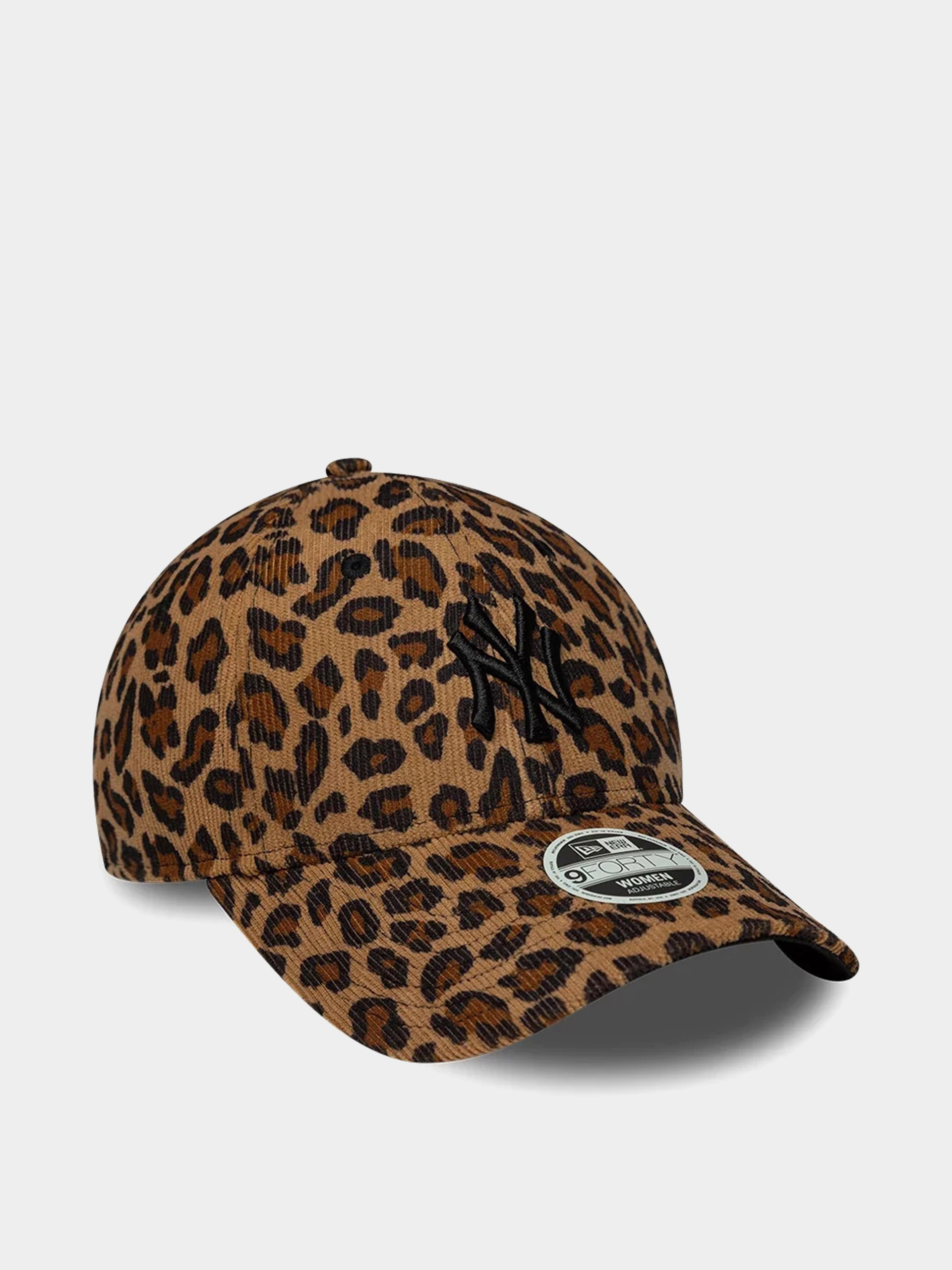 Baseball sapka New Era Leopard Cord 9Forty New York Yankees Wmn (leo brown)