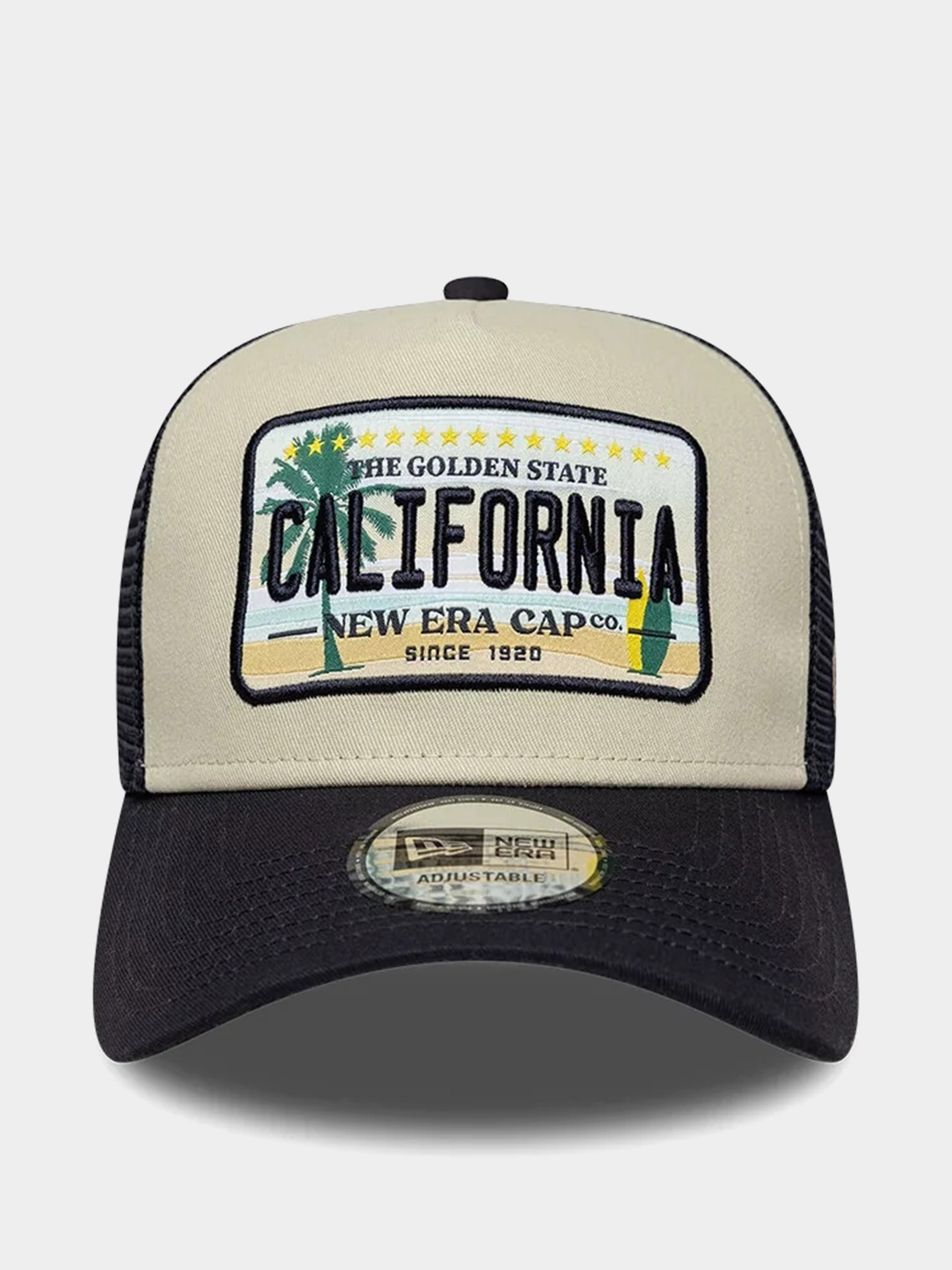 Baseball sapka New Era Licence Plate Trucker (navy/stone)