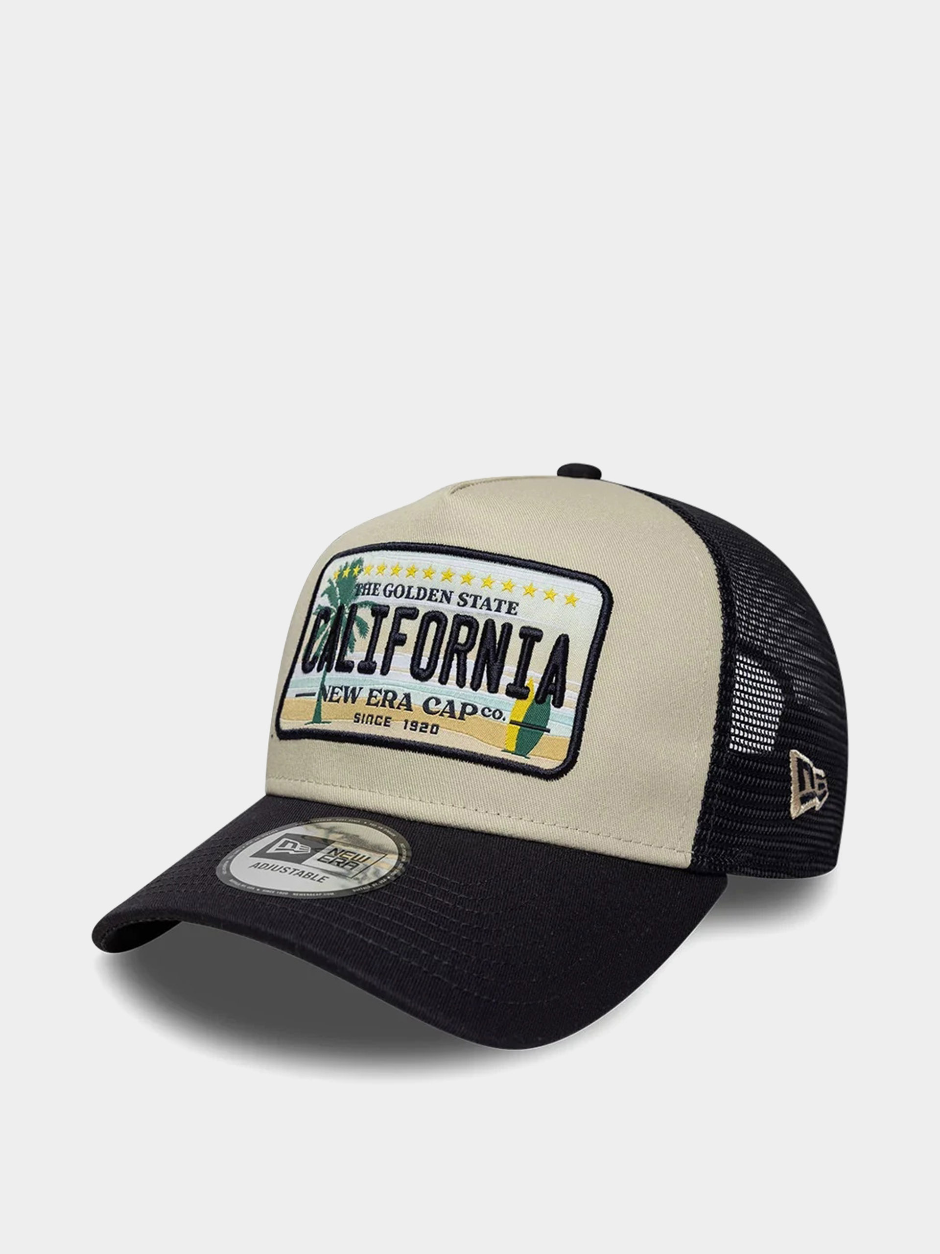 Baseball sapka New Era Licence Plate Trucker (navy/stone)