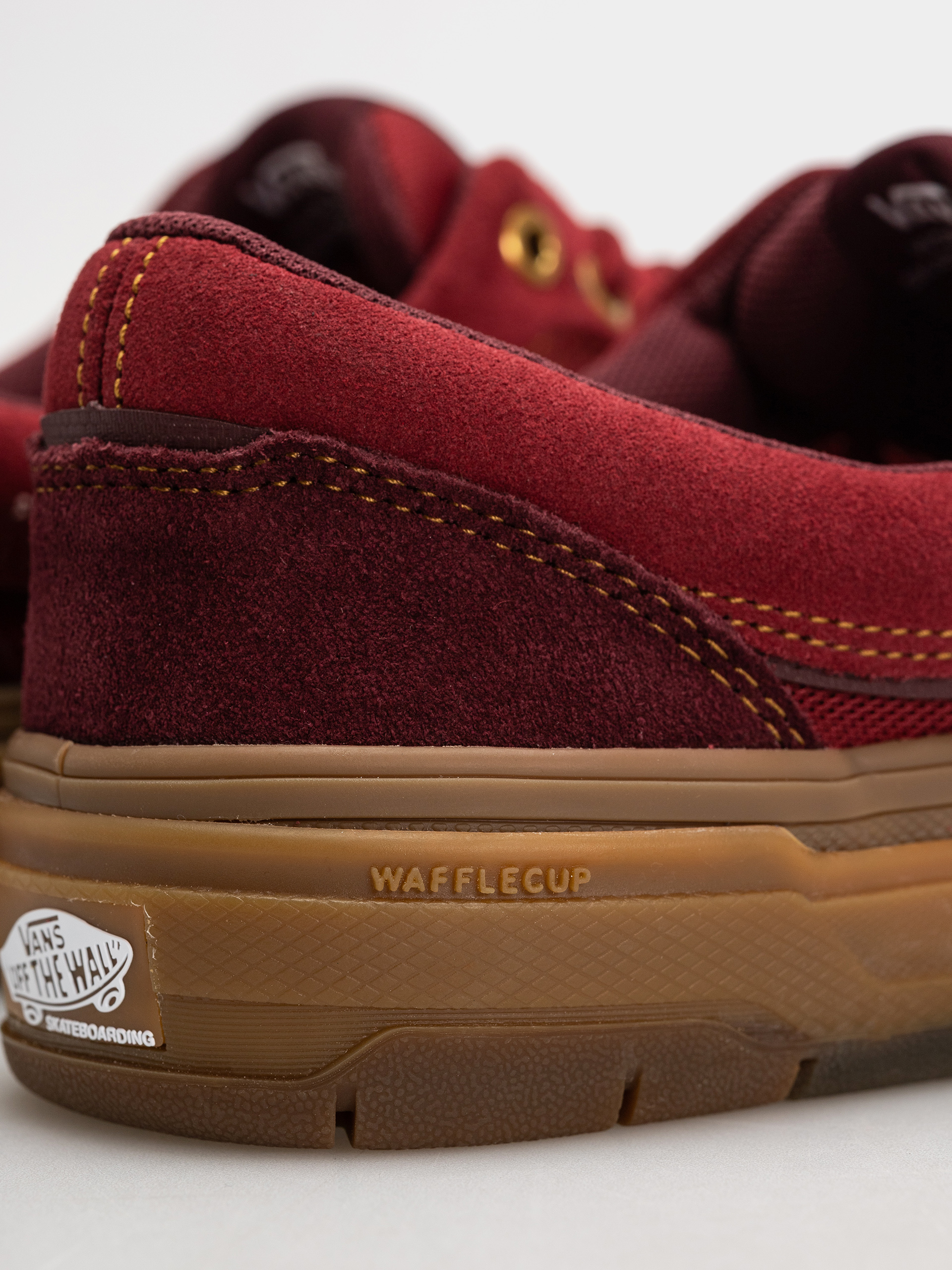 Vans Skate Era Wafflecup Cipők (dark red/gum)