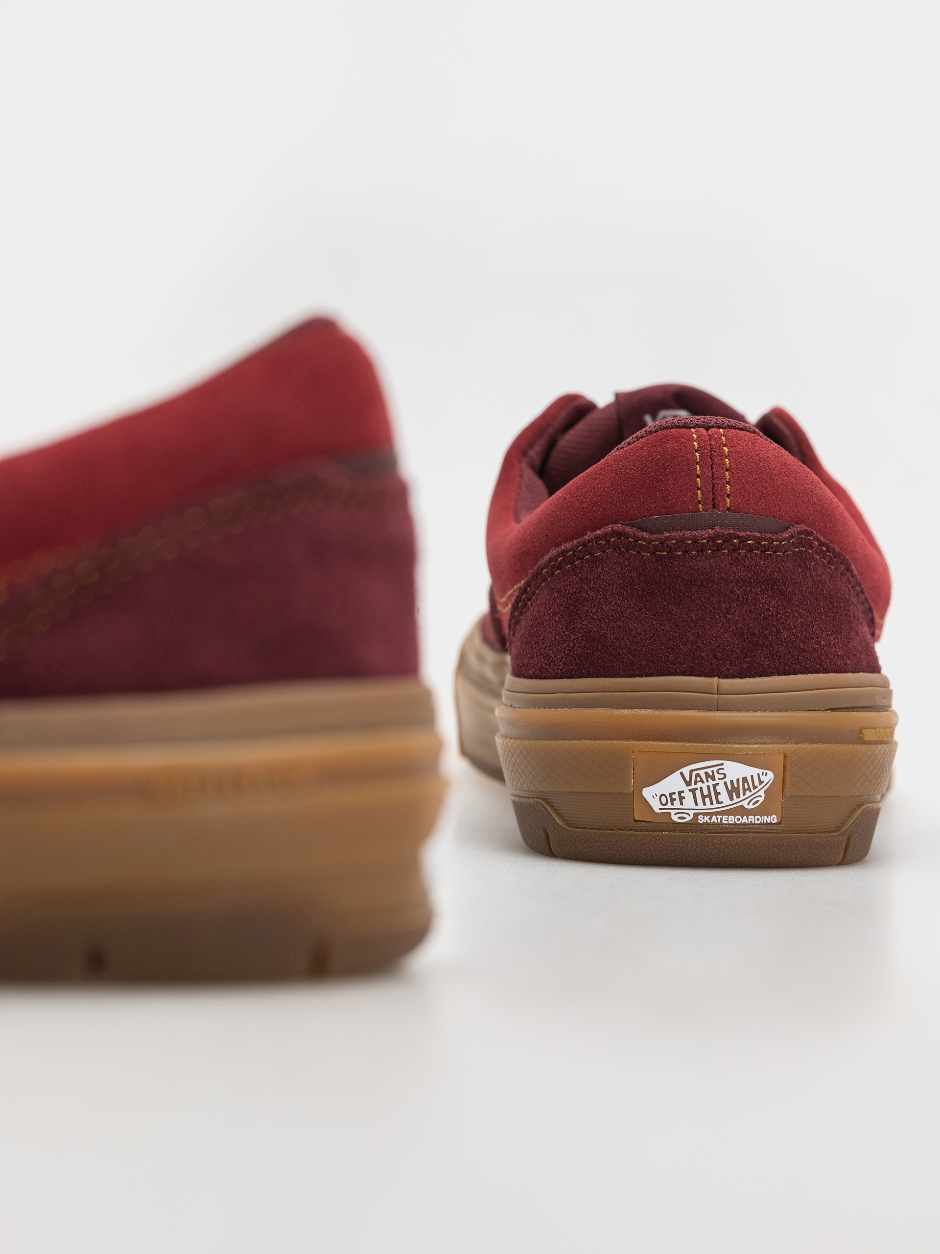 Vans Skate Era Wafflecup Cipők (dark red/gum)