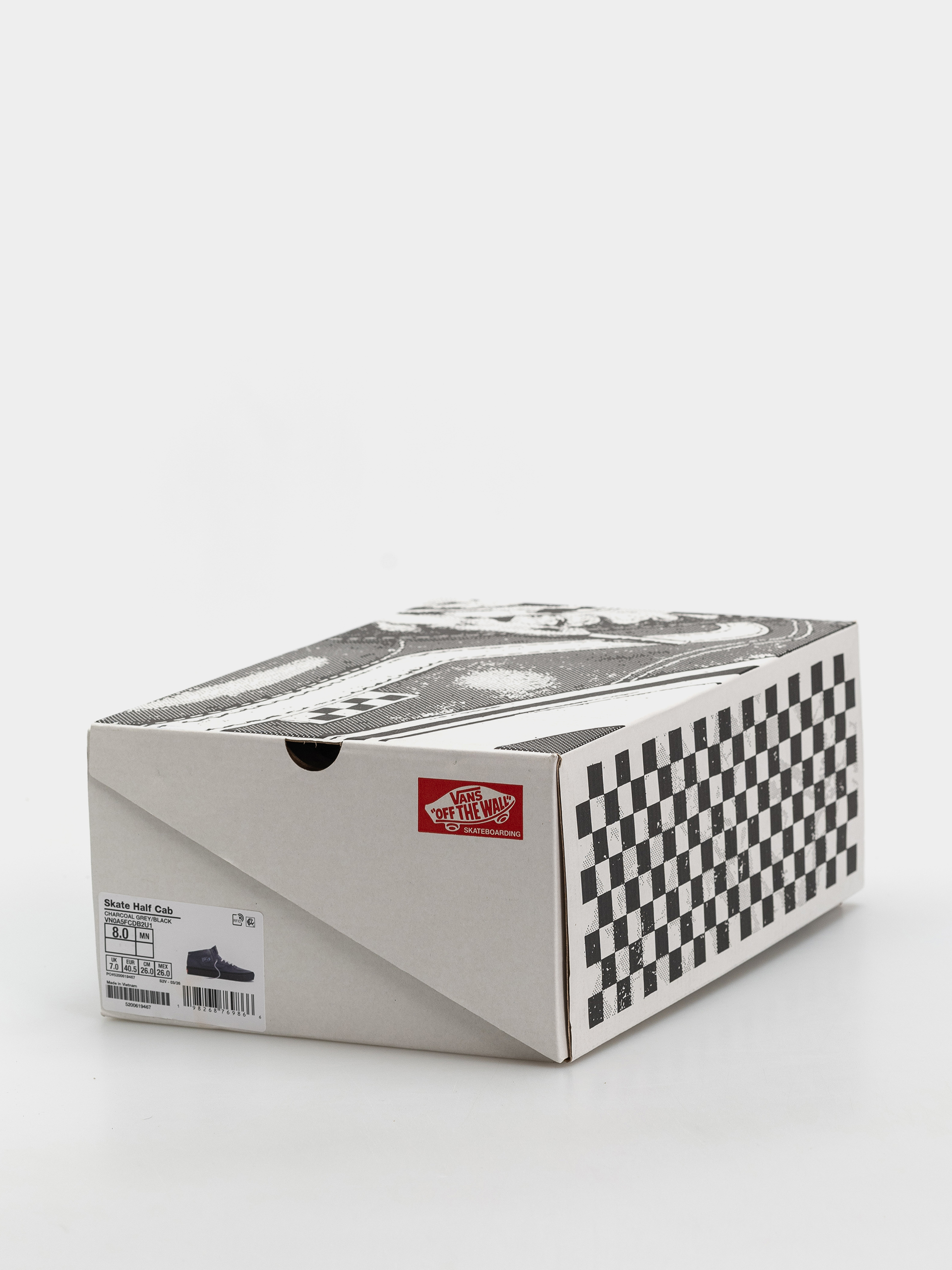 Vans Skate Half Cab Cipők (charcoal grey/b)