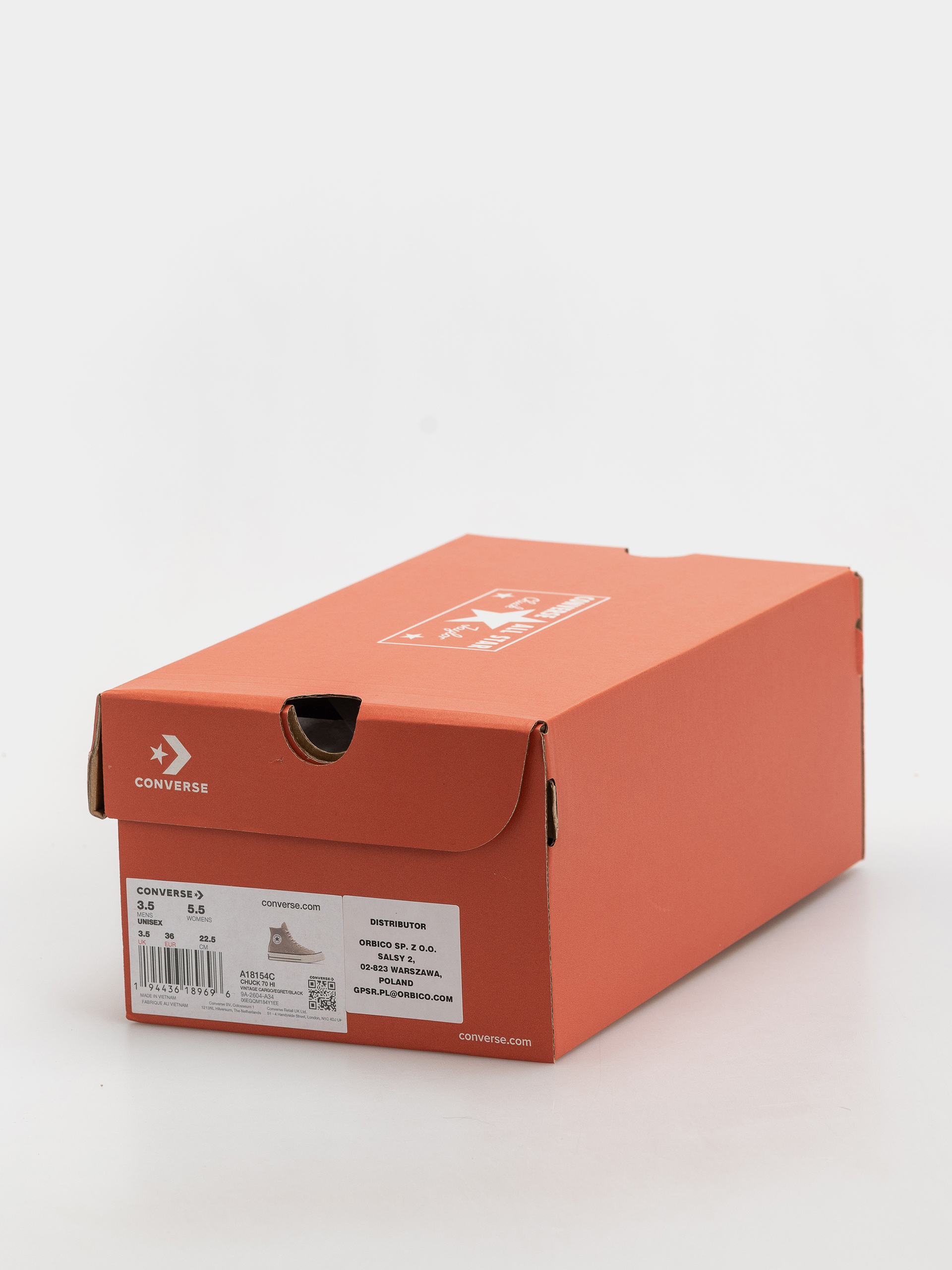 Tornacipők Converse Chuck 70 Hi (vintage cargo/egret/black)