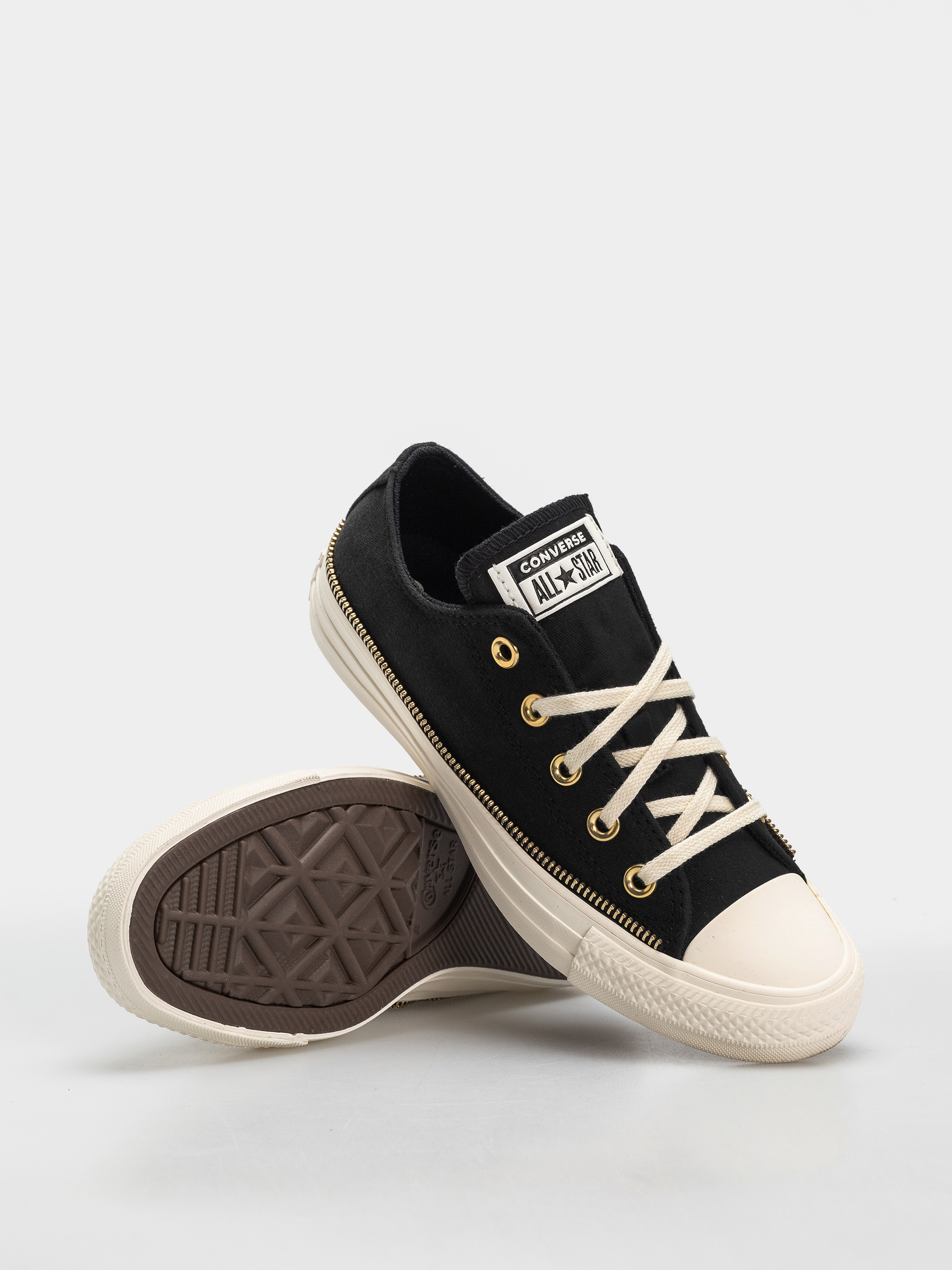 Tornacipők Converse Chuck Taylor All Star Ox Wmn (black/egret/gold)