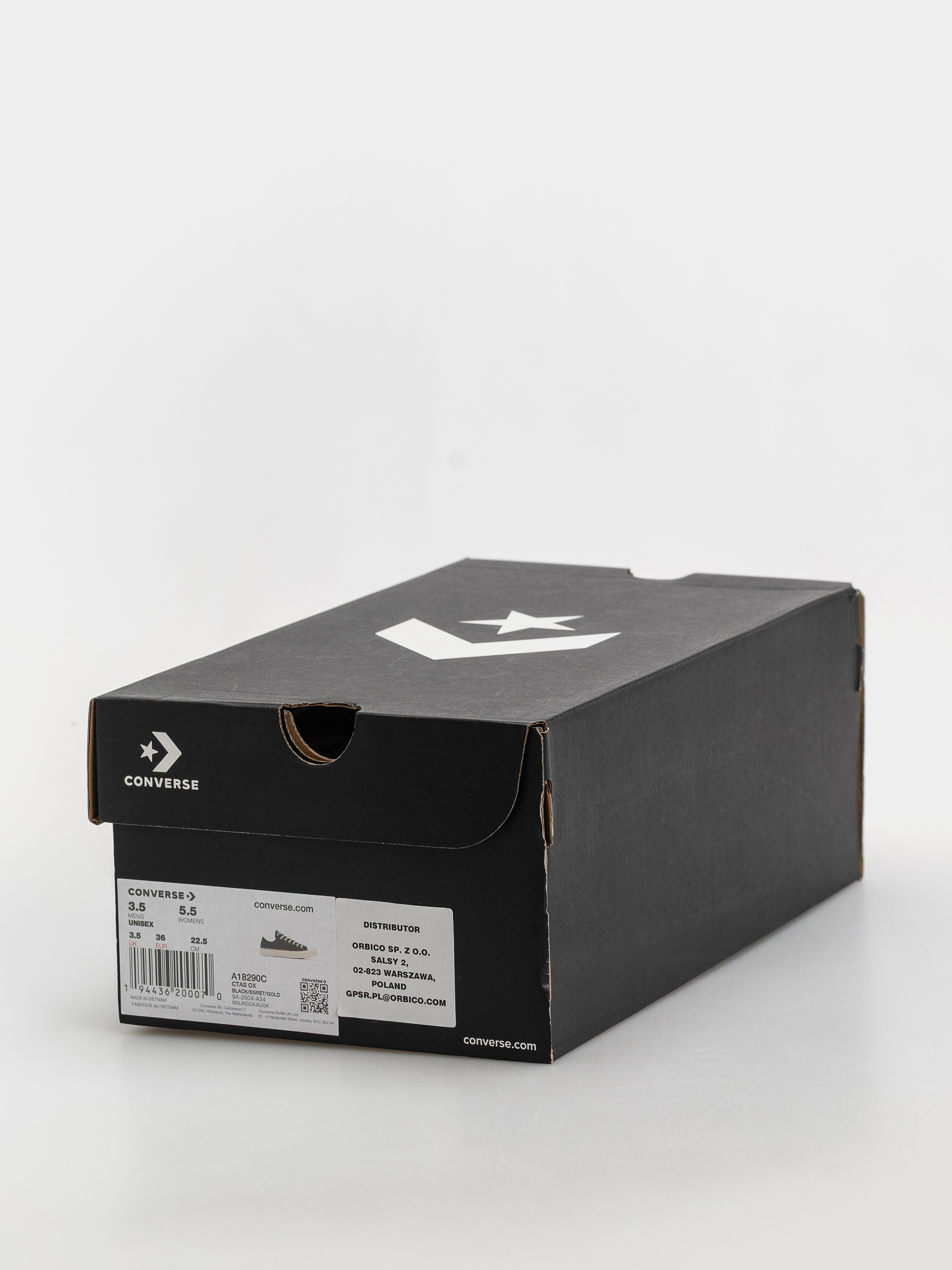 Tornacipők Converse Chuck Taylor All Star Ox Wmn (black/egret/gold)