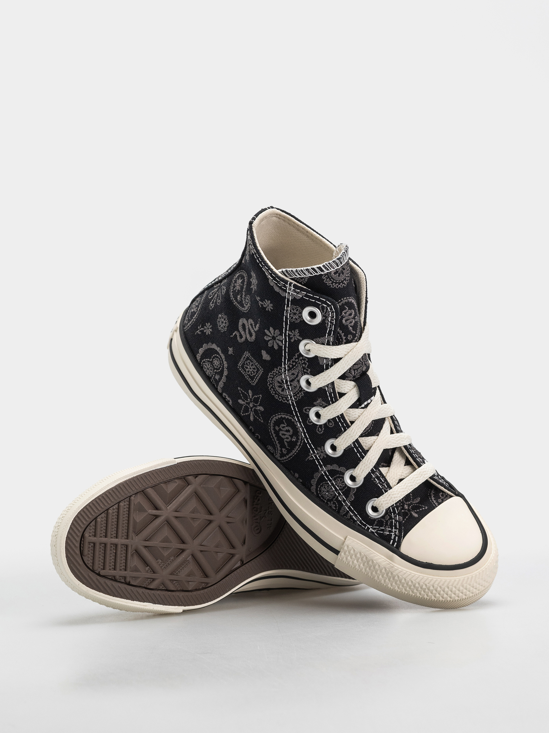 Tornacipők Converse Chuck Taylor All Star Hi Wmn (black/dark matter/natural ivory)
