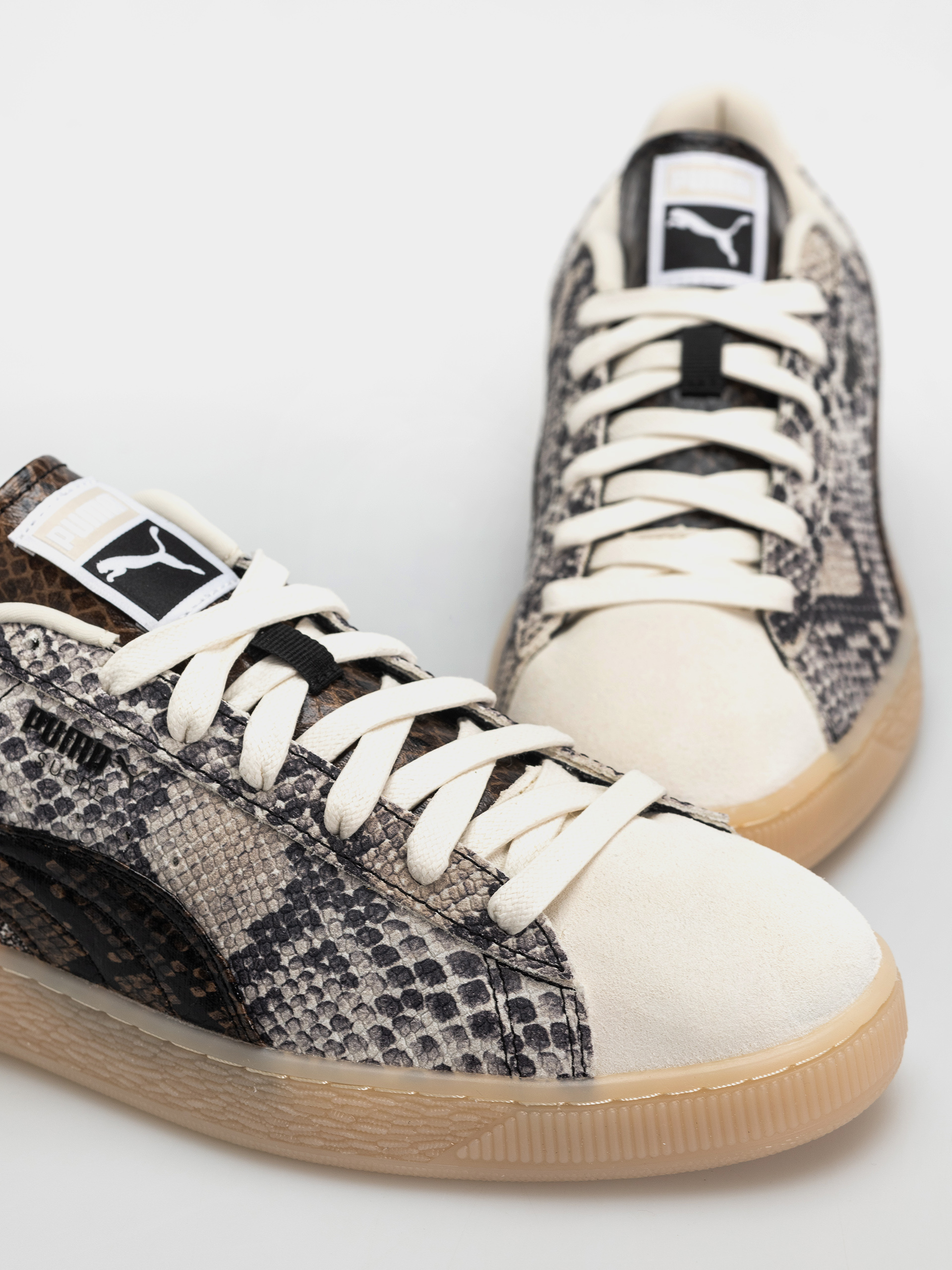 Cipők Puma Suede Snake (frosted ivory/puma black)