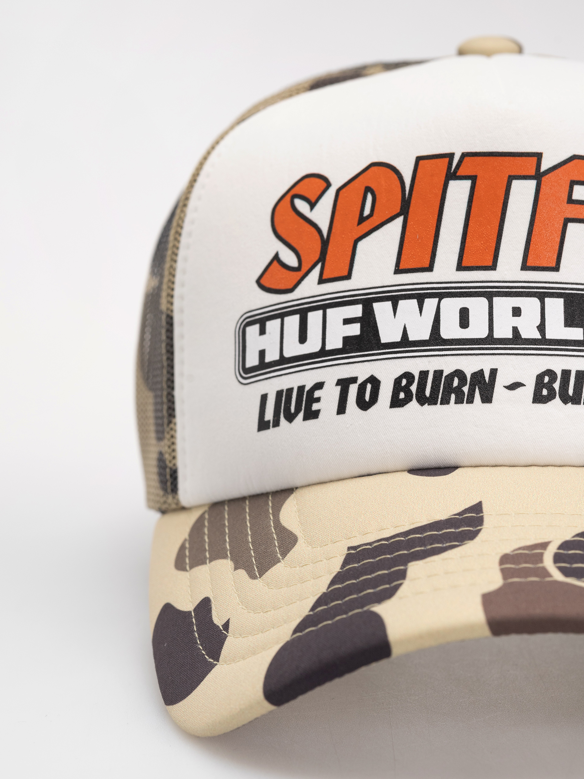 Baseball sapka HUF X Spitfire Burn Forever (camo)