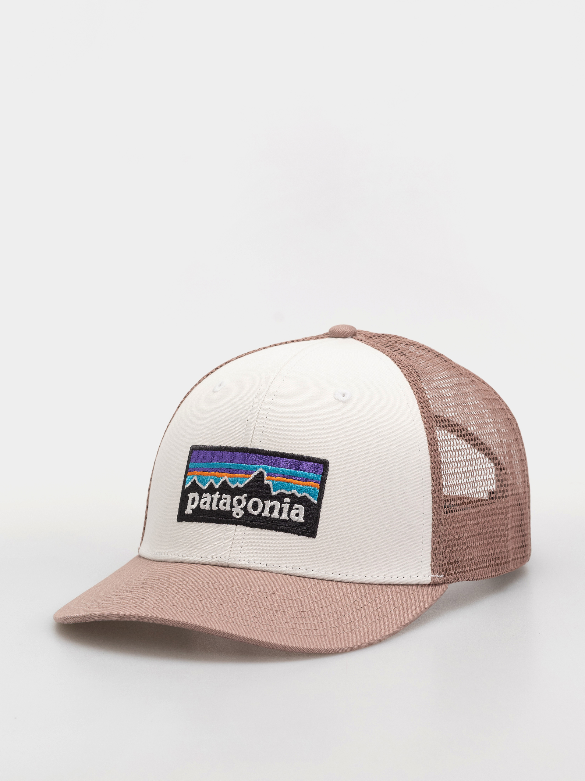 Baseball sapka Patagonia P 6 Logo Trucker (birch white)