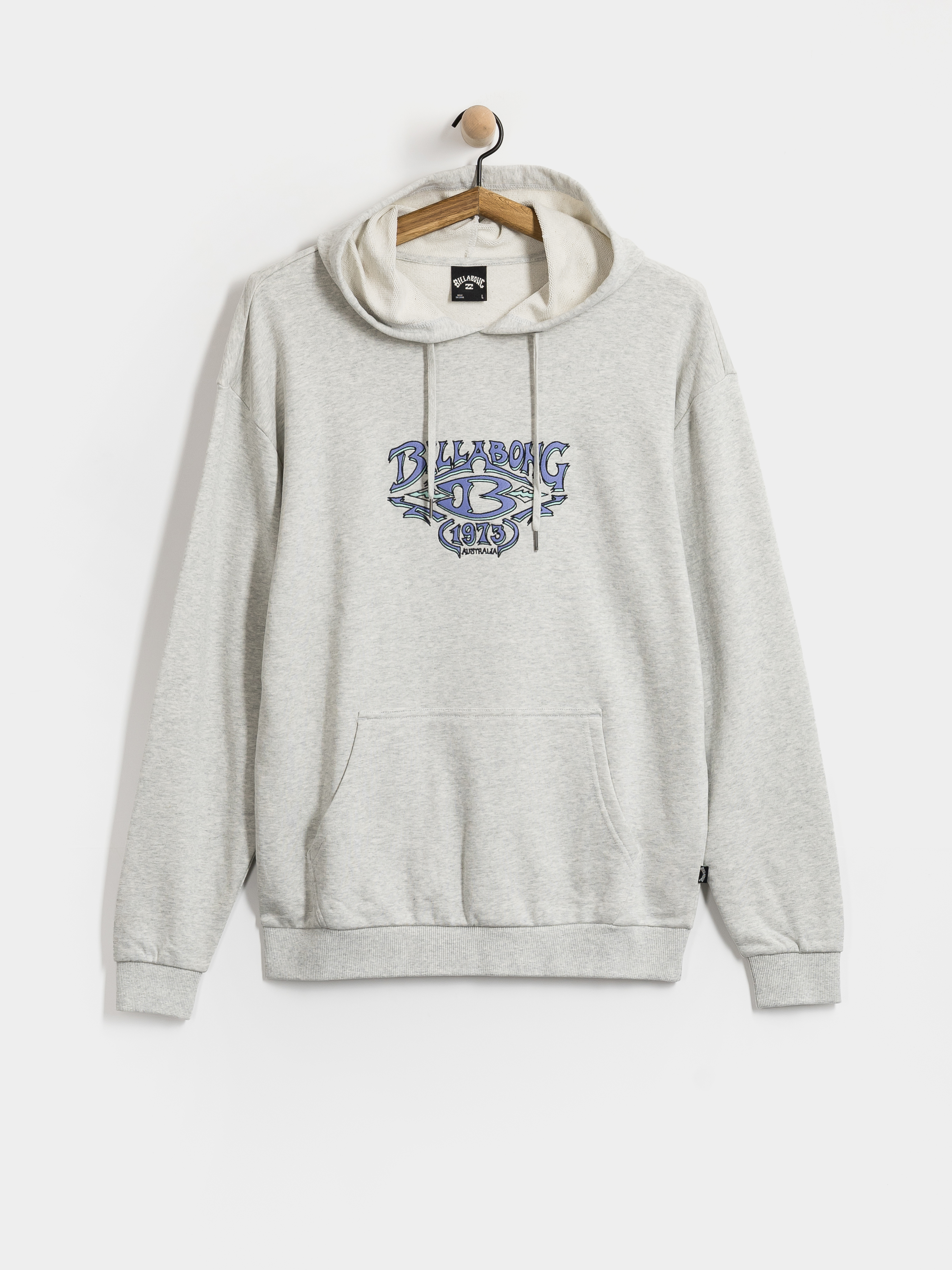 Billabong Burleigh HD Kapucnis pulóver (light grey heather)