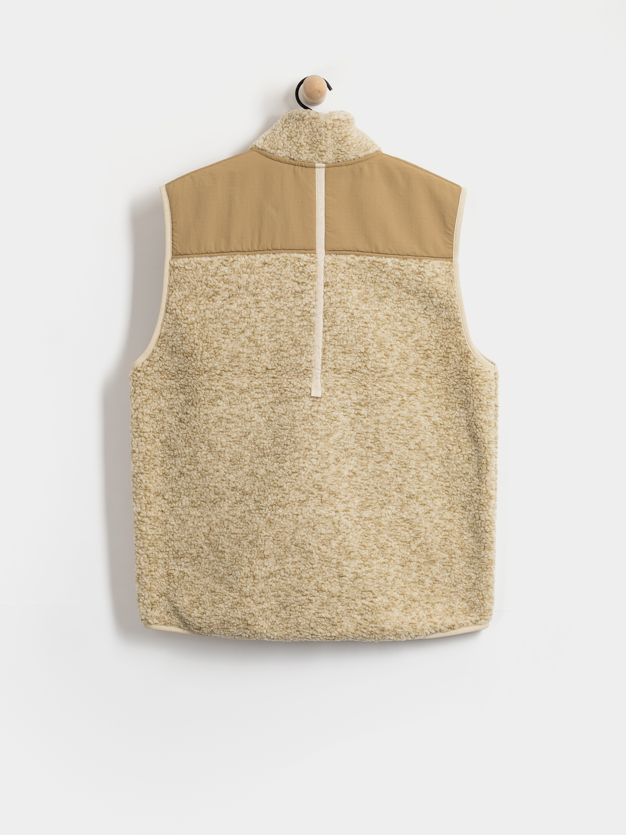 Férfi Quiksilver Shallow Water Gilet Polár pulóver (peyote heather swallow water)