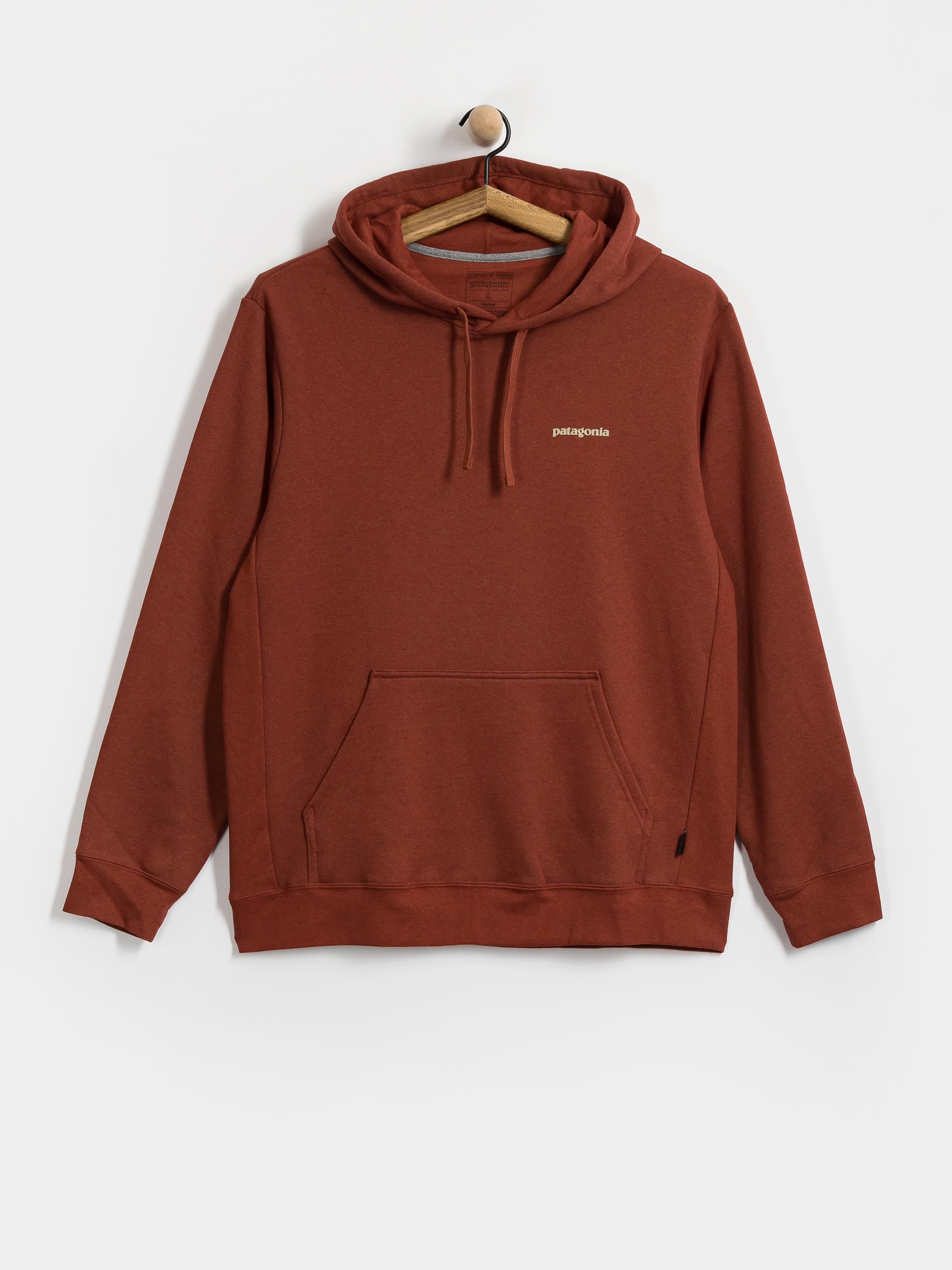 Kapucnis pulóver Patagonia Boardshort Logo Uprisal HD (rusty red)