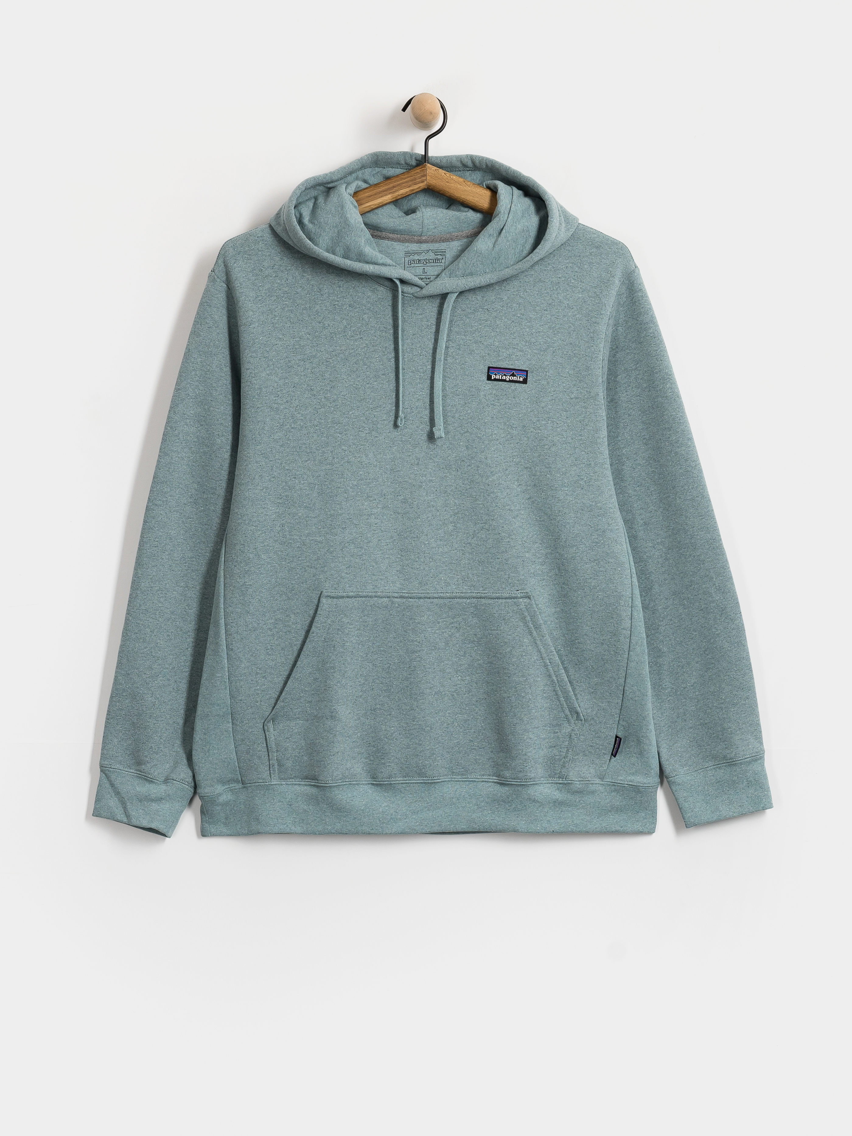 Kapucnis pulu00f3ver Patagonia P 6 Label Uprisal HD (blue sage)
