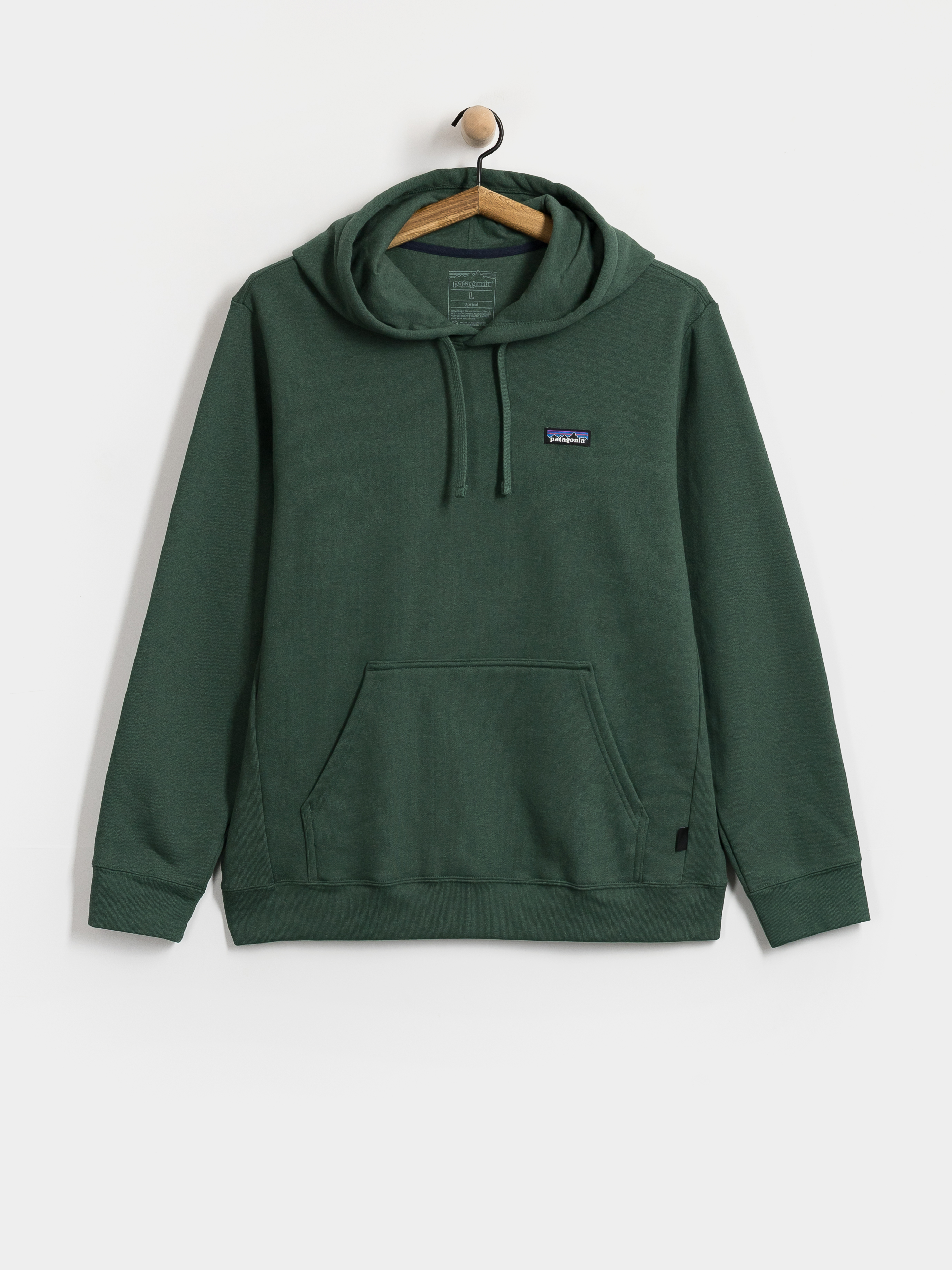 Kapucnis pulóver Patagonia P 6 Label Uprisal HD (canopy green)