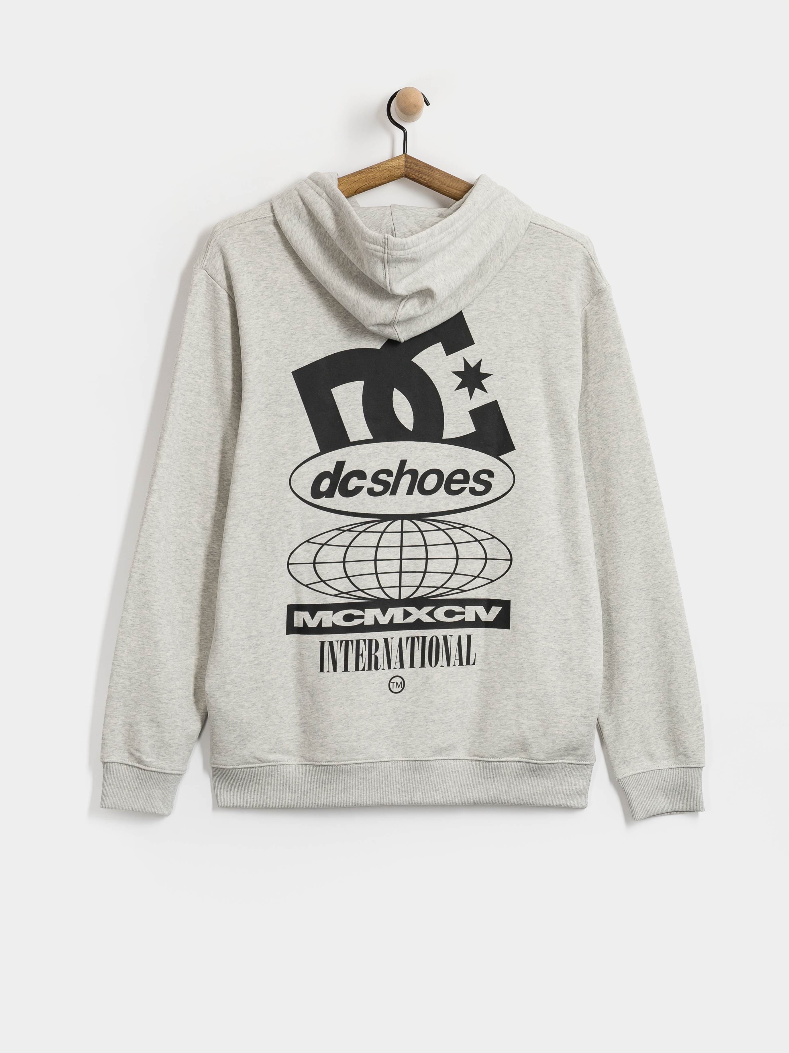 Kapucnis pulóver DC Sport Stack HD (light heather grey)