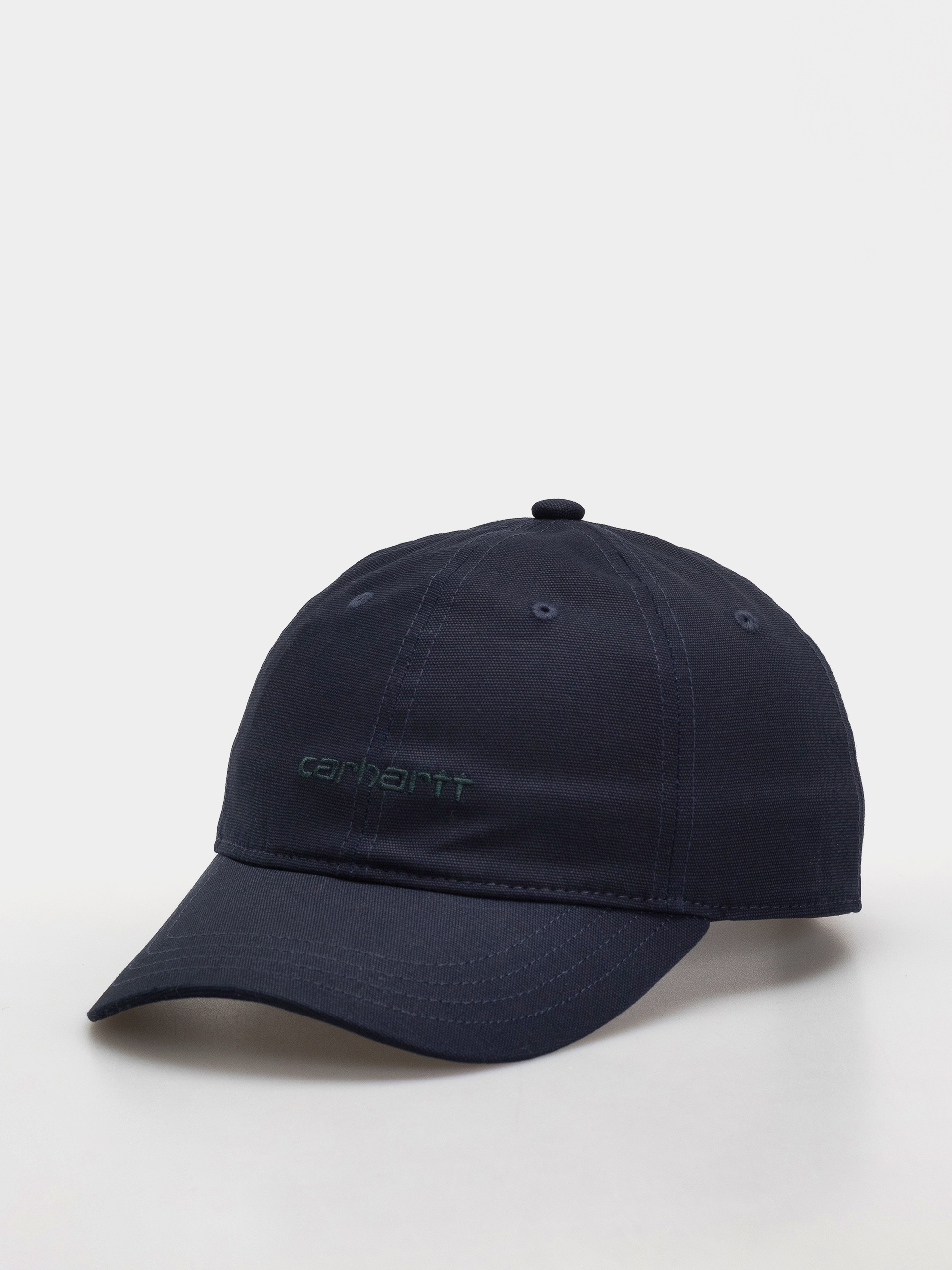 Baseball sapka Carhartt WIP Canvas Script (dark navy/dark scarab)