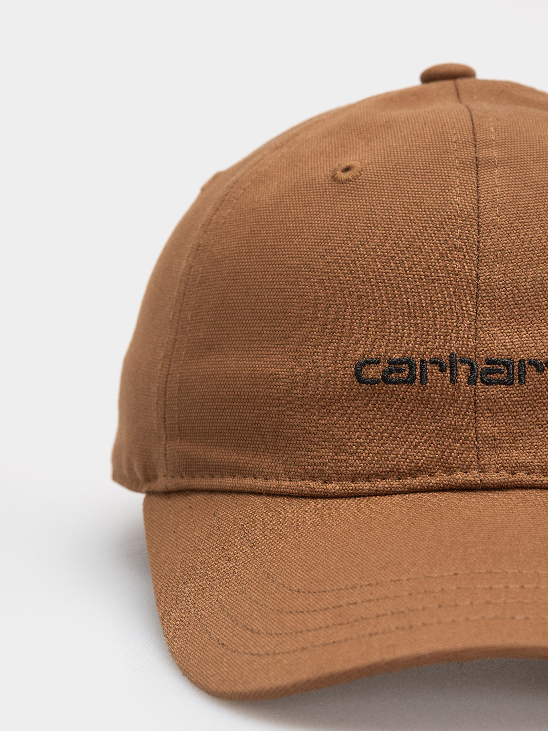 Carhartt WIP Canvas Script Baseball sapka (wip h brown/black)