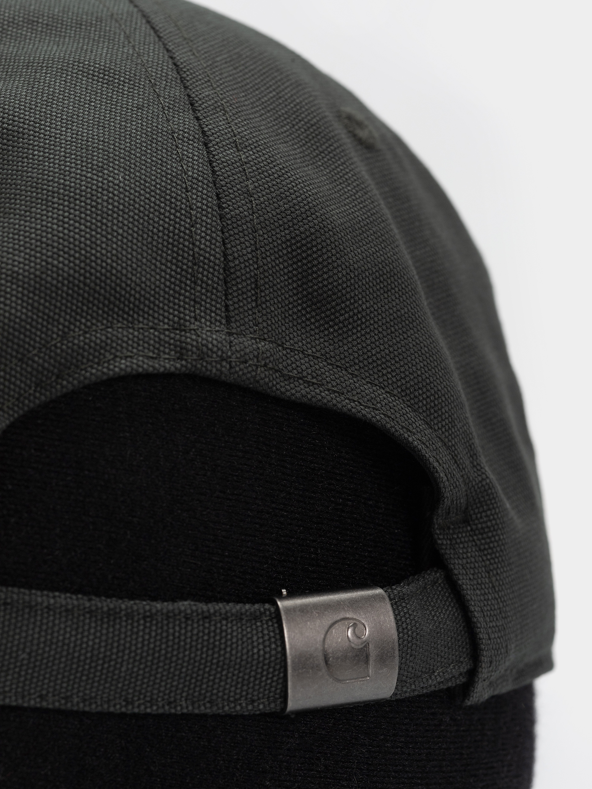 Carhartt WIP Canvas Script Baseball sapka (dark scarab/palisander)