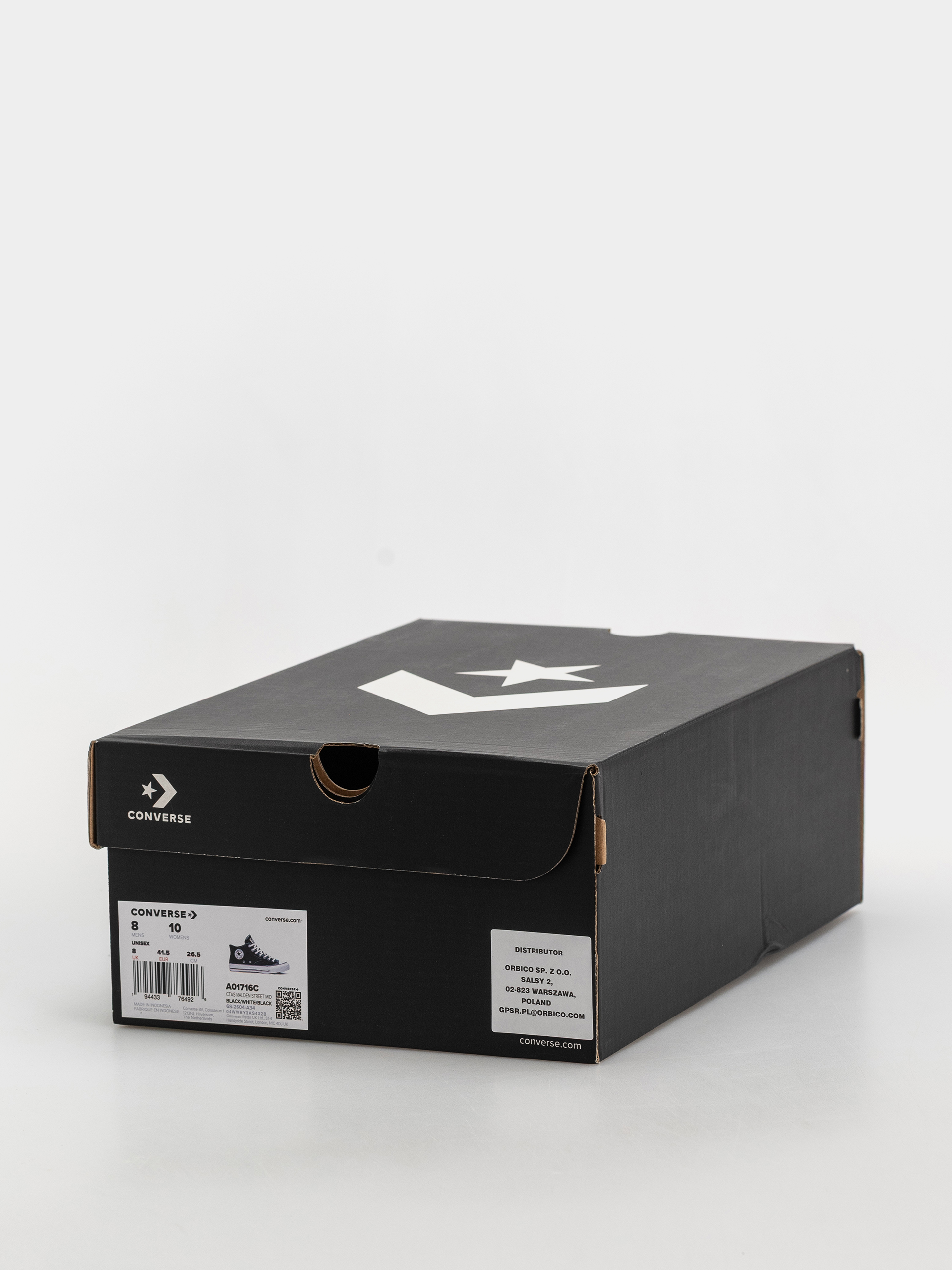 Converse Chuck Taylor All Star Malden Street Mid Cipők (black/white/black)