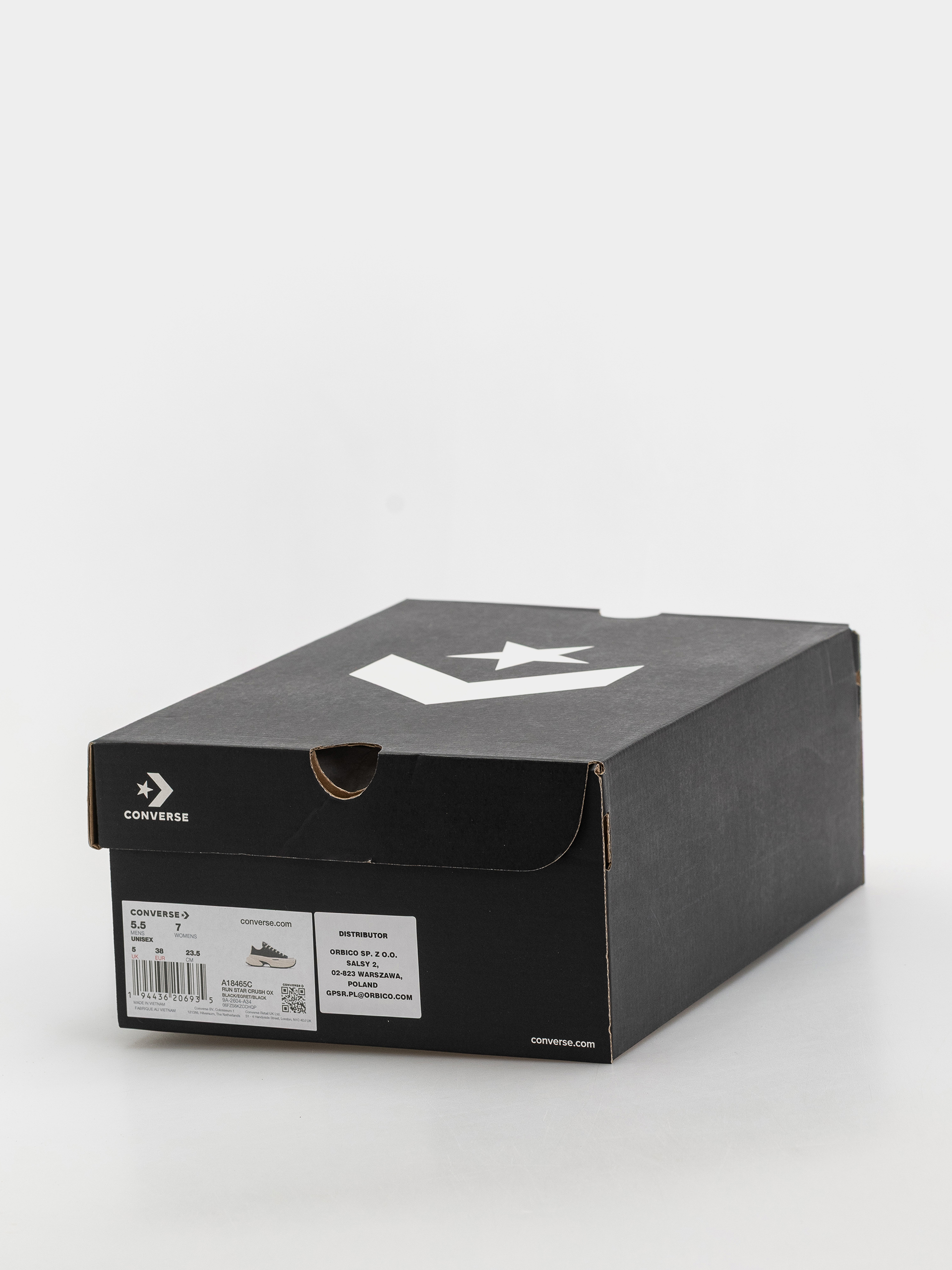 Converse Run Star Crush Ox Wmn Cipők (black/egret/black)