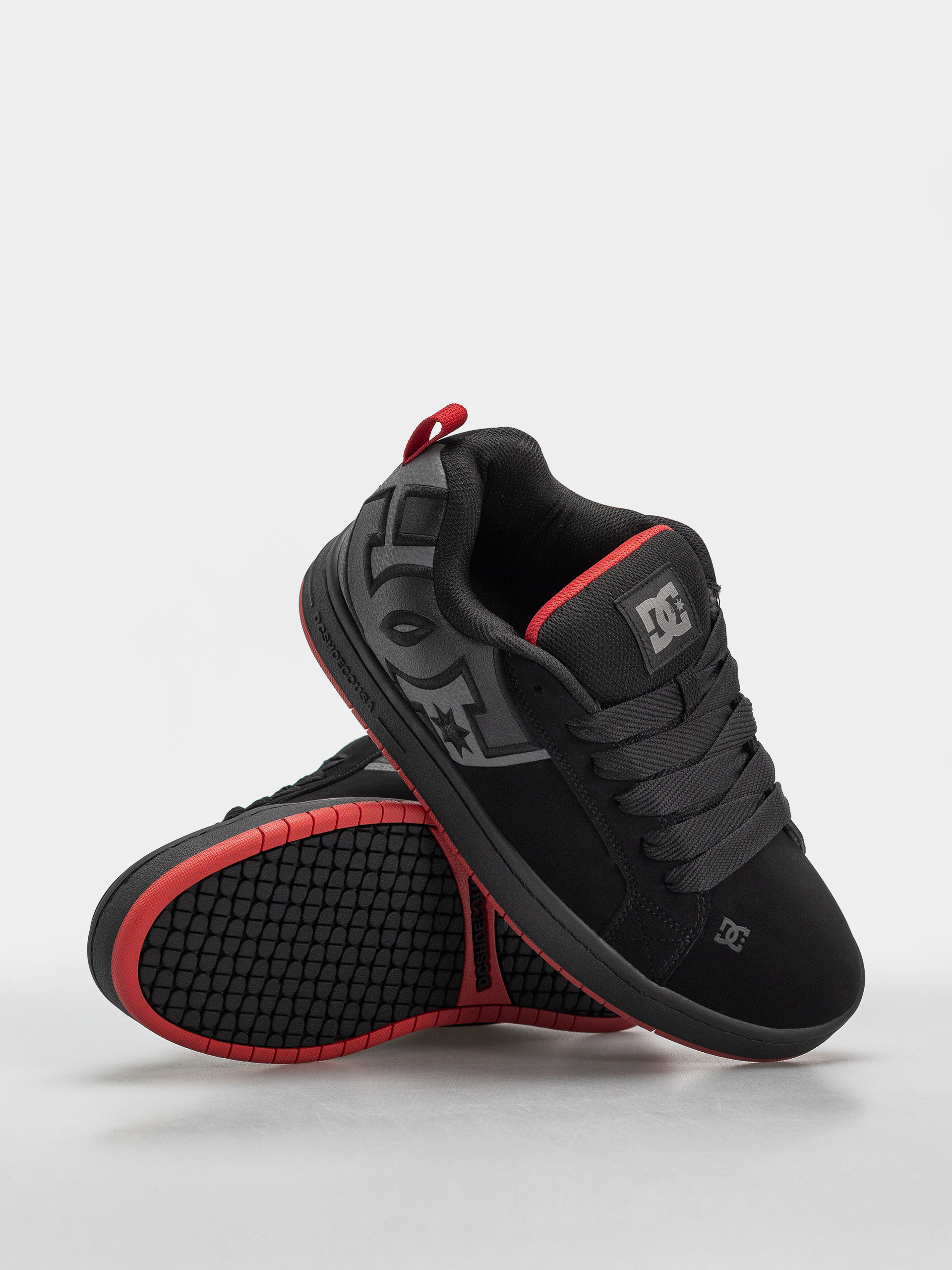 DC Court Graffik Cipők (black/grey/red)