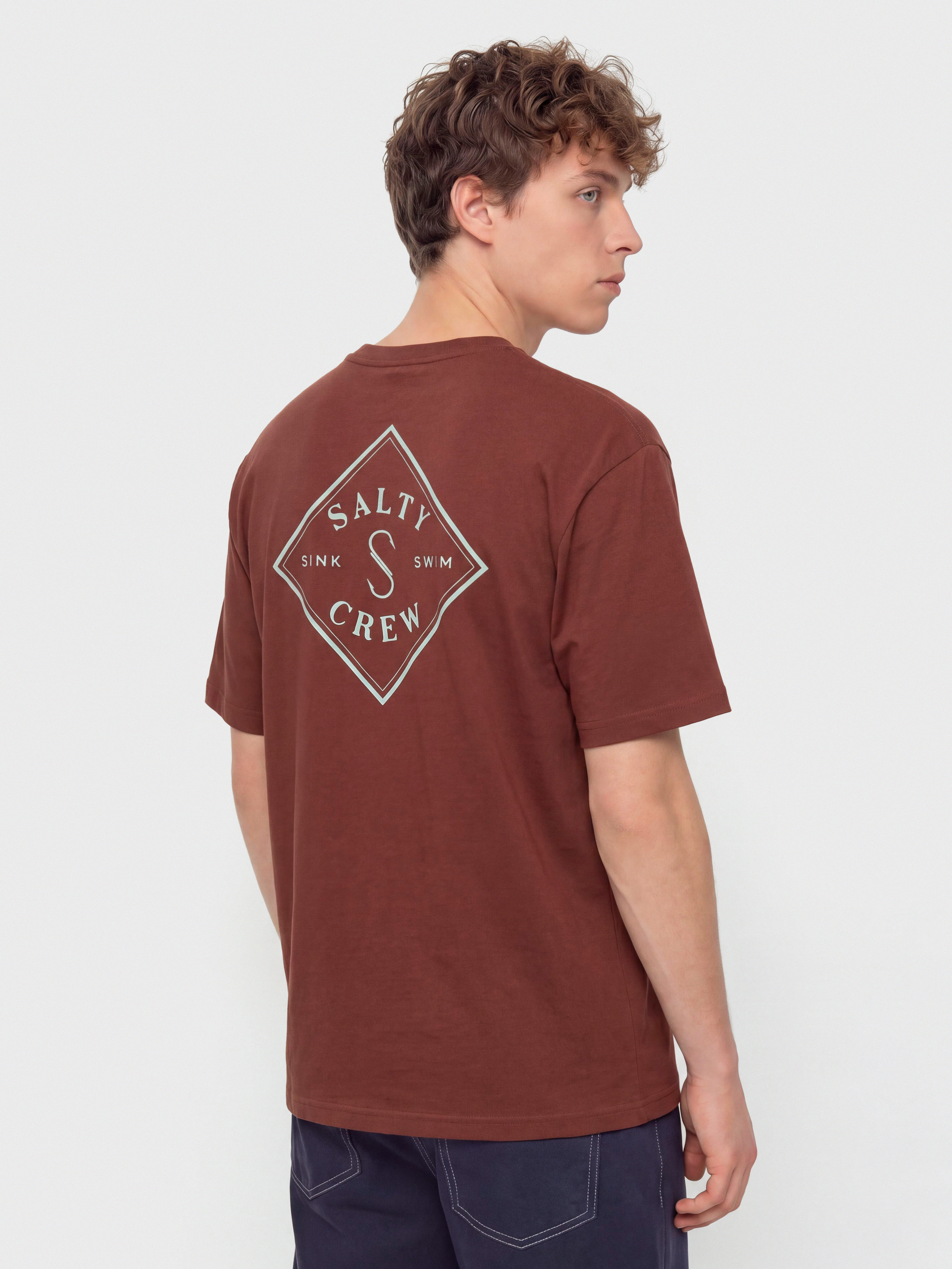 Salty Crew Tippet Póló (burgundy)