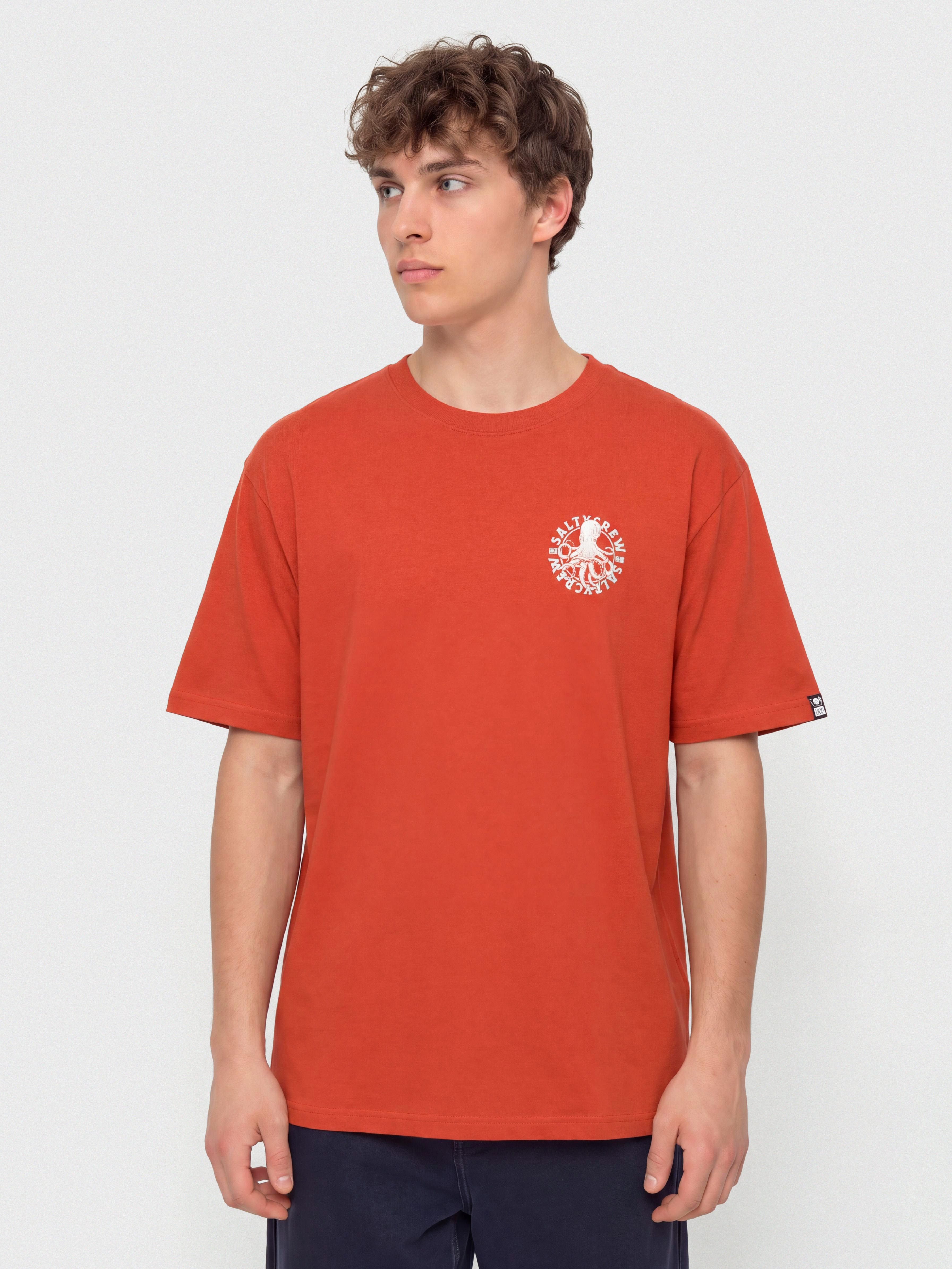 Salty Crew Tentacles Póló (washed red)