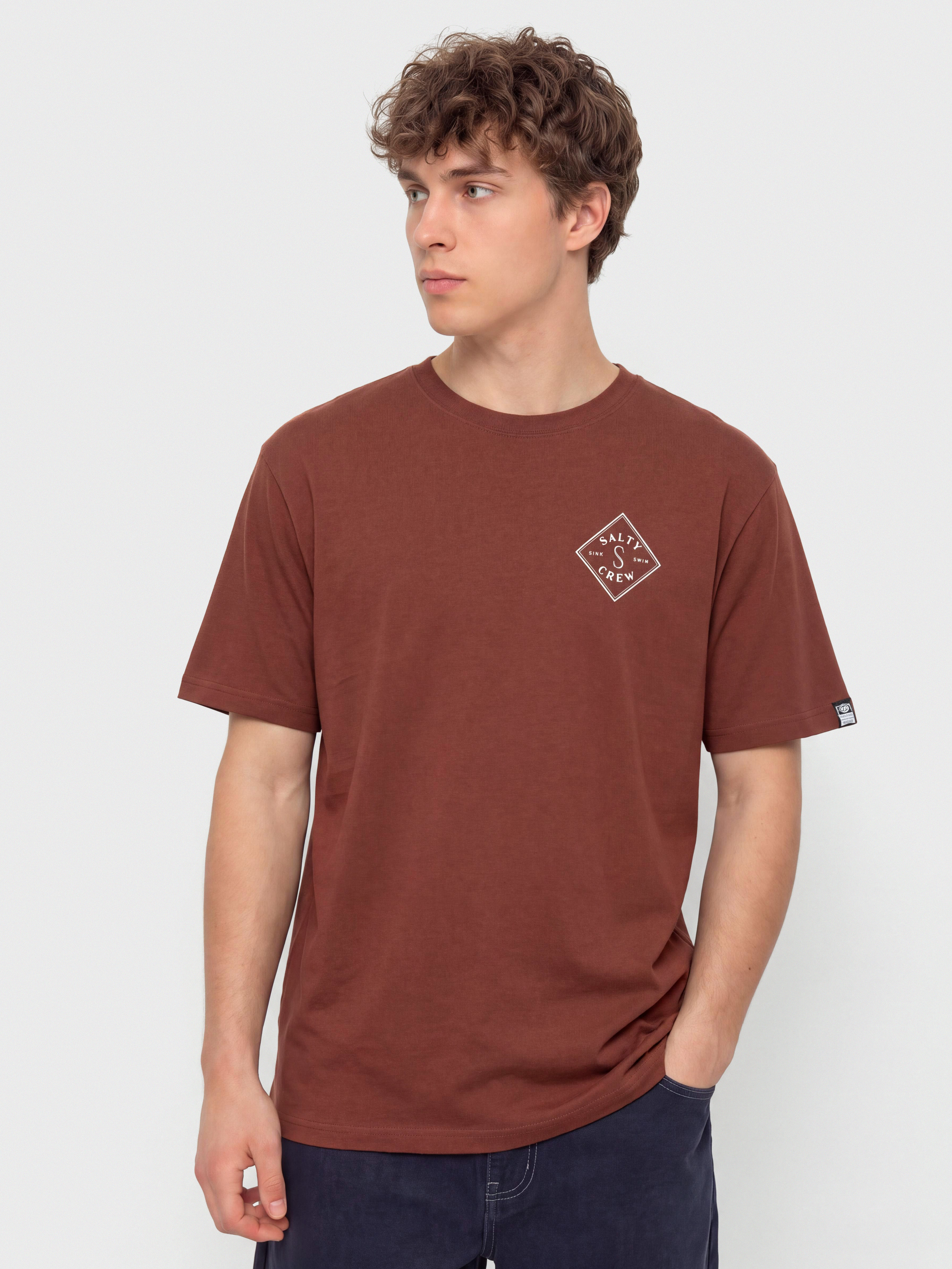 Salty Crew Tippet Póló (burgundy)