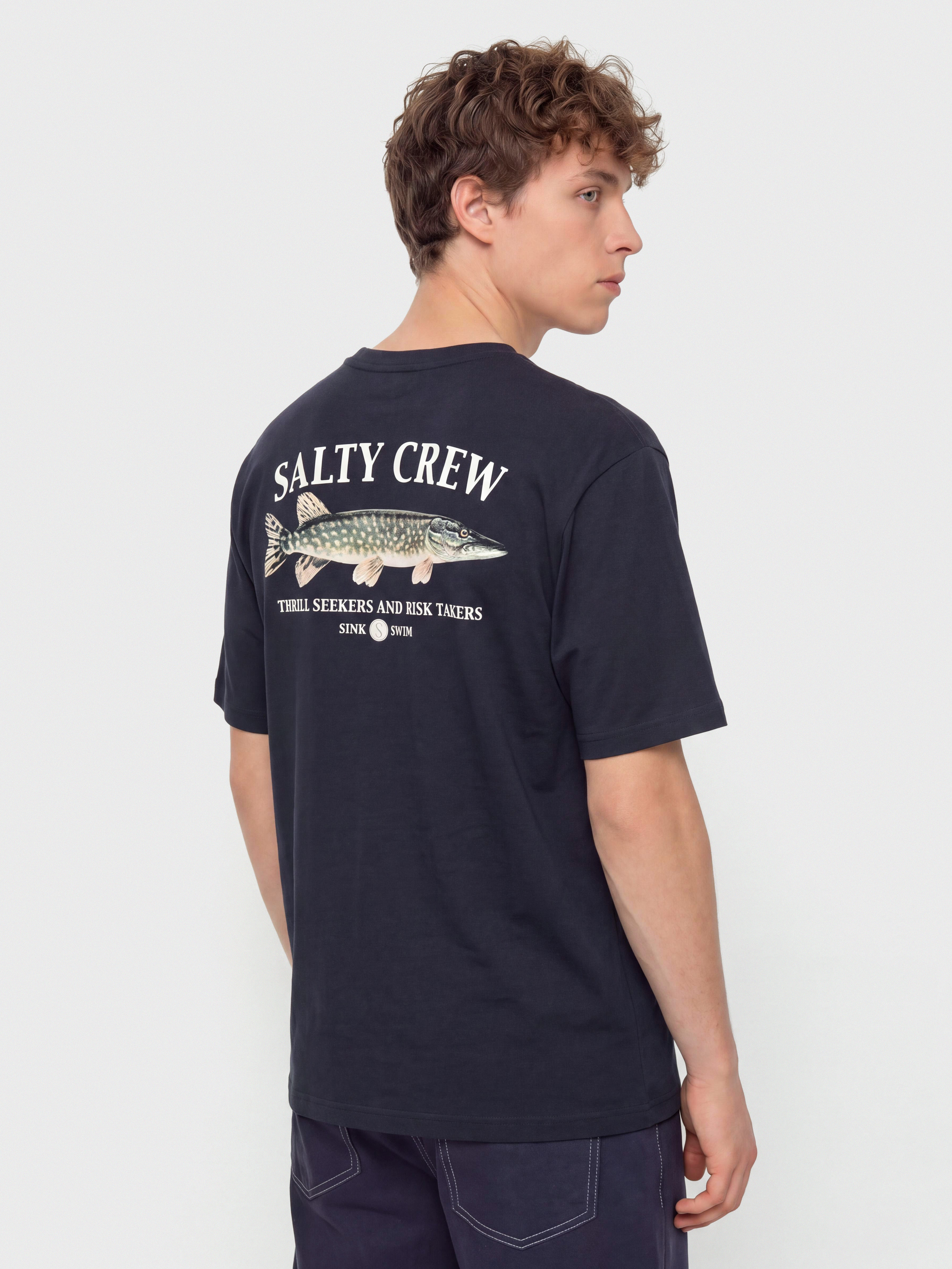 Póló Salty Crew Euro Pike (navy)