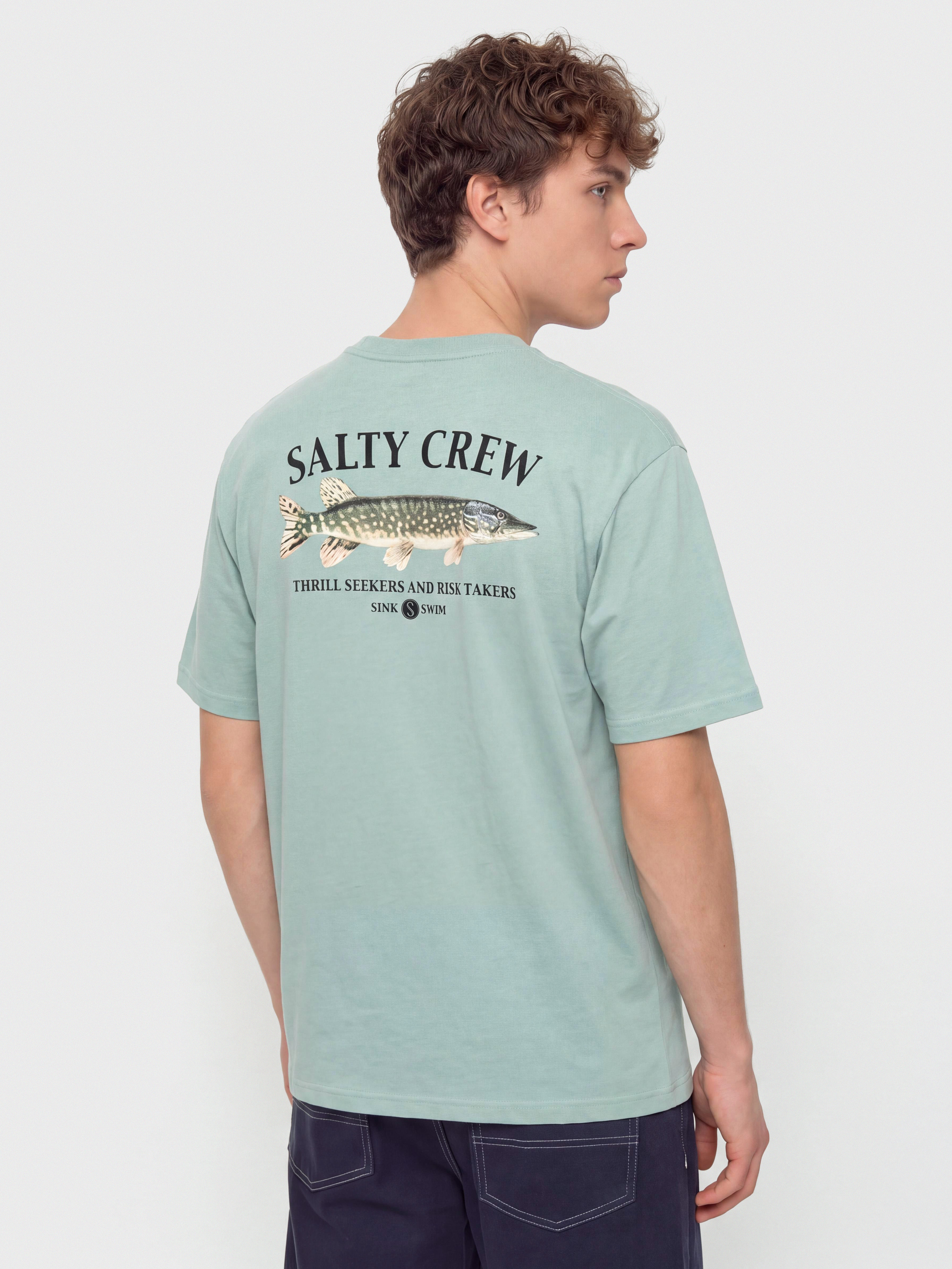 Póló Salty Crew Euro Pike (mackerel)