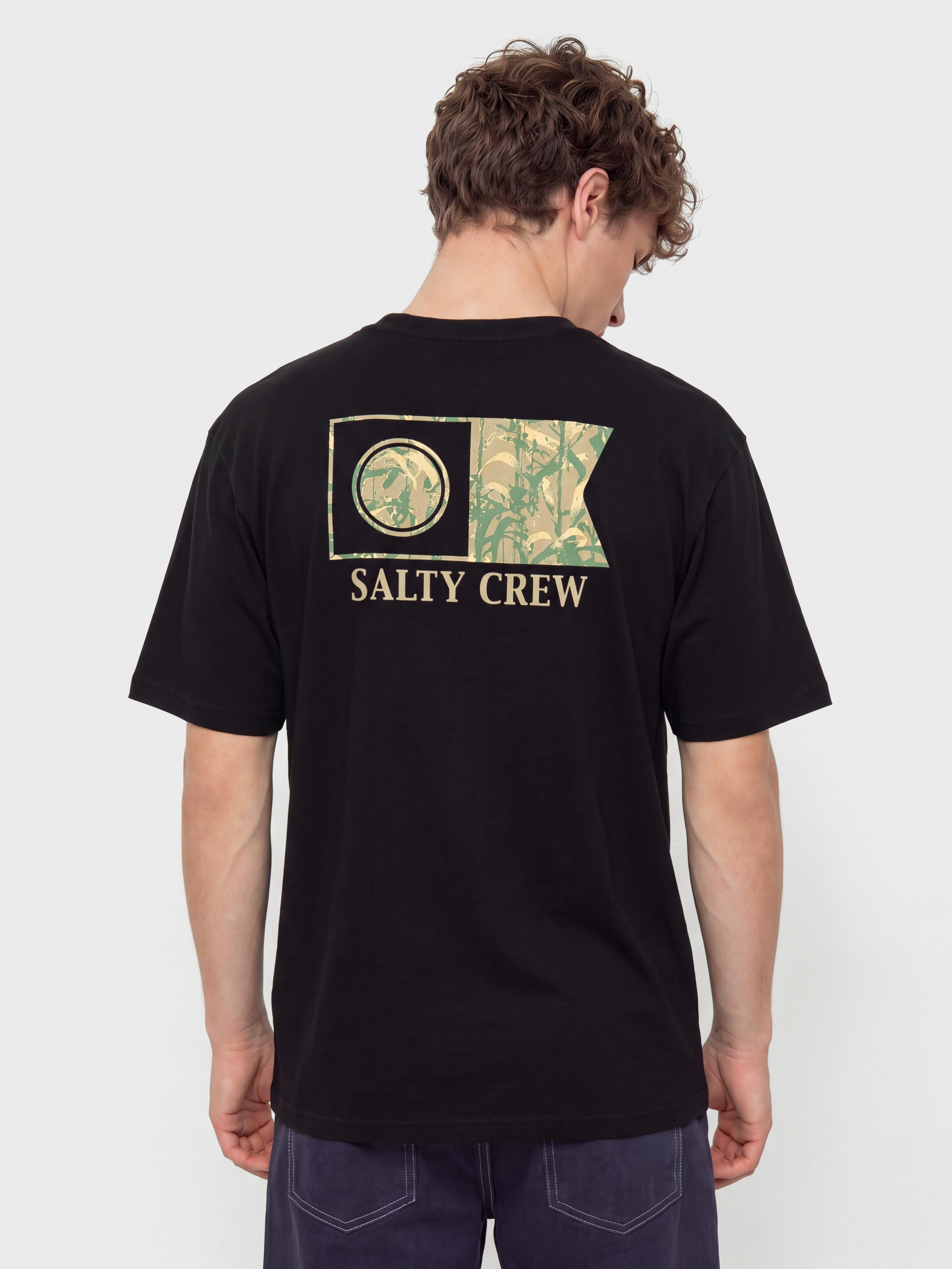 Póló Salty Crew Flagship (black)