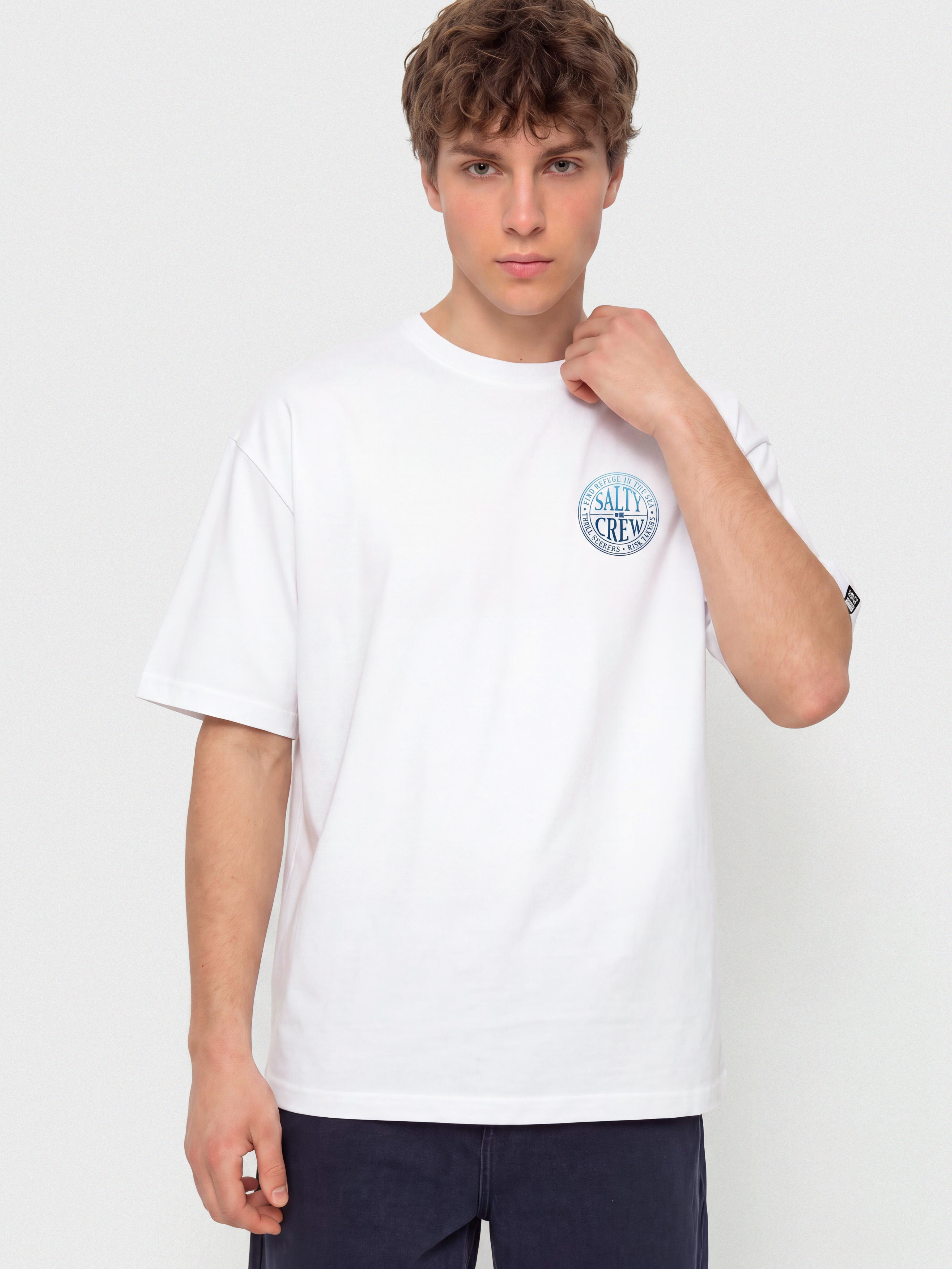 Salty Crew Global Póló (white)