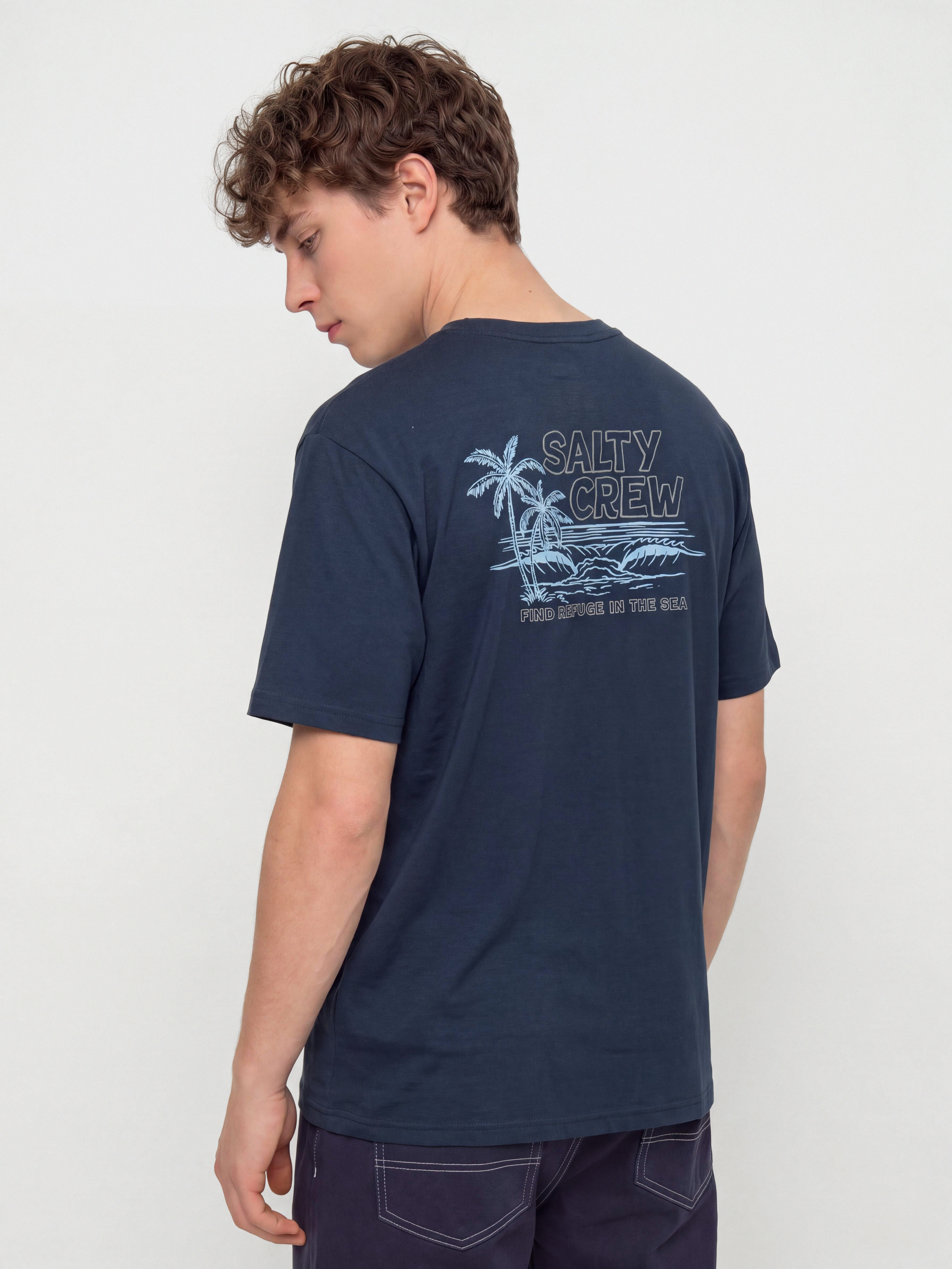 Salty Crew A Frame Crossover Póló (navy)