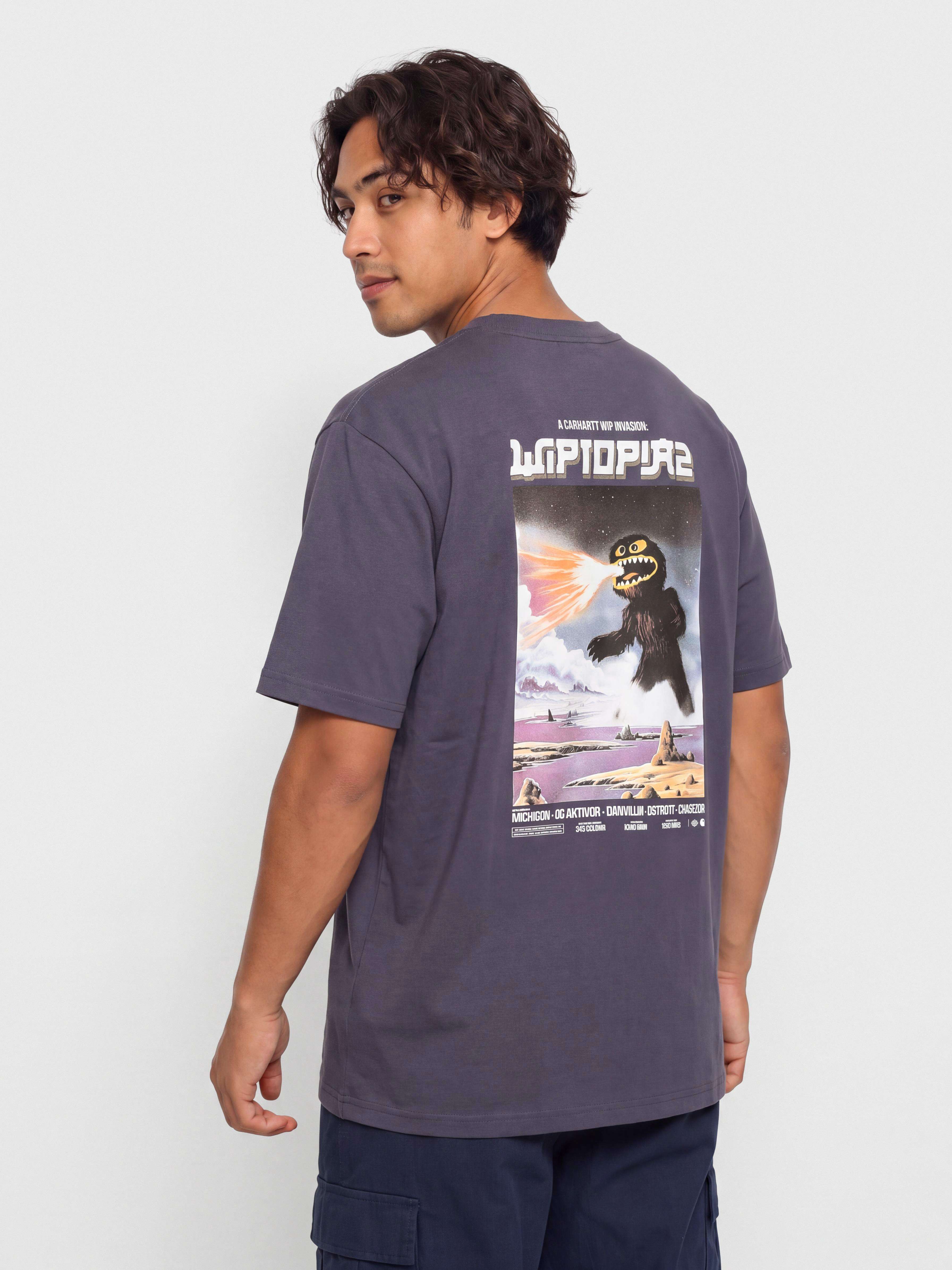 Carhartt WIP Wiptopia II Póló (shady purple)