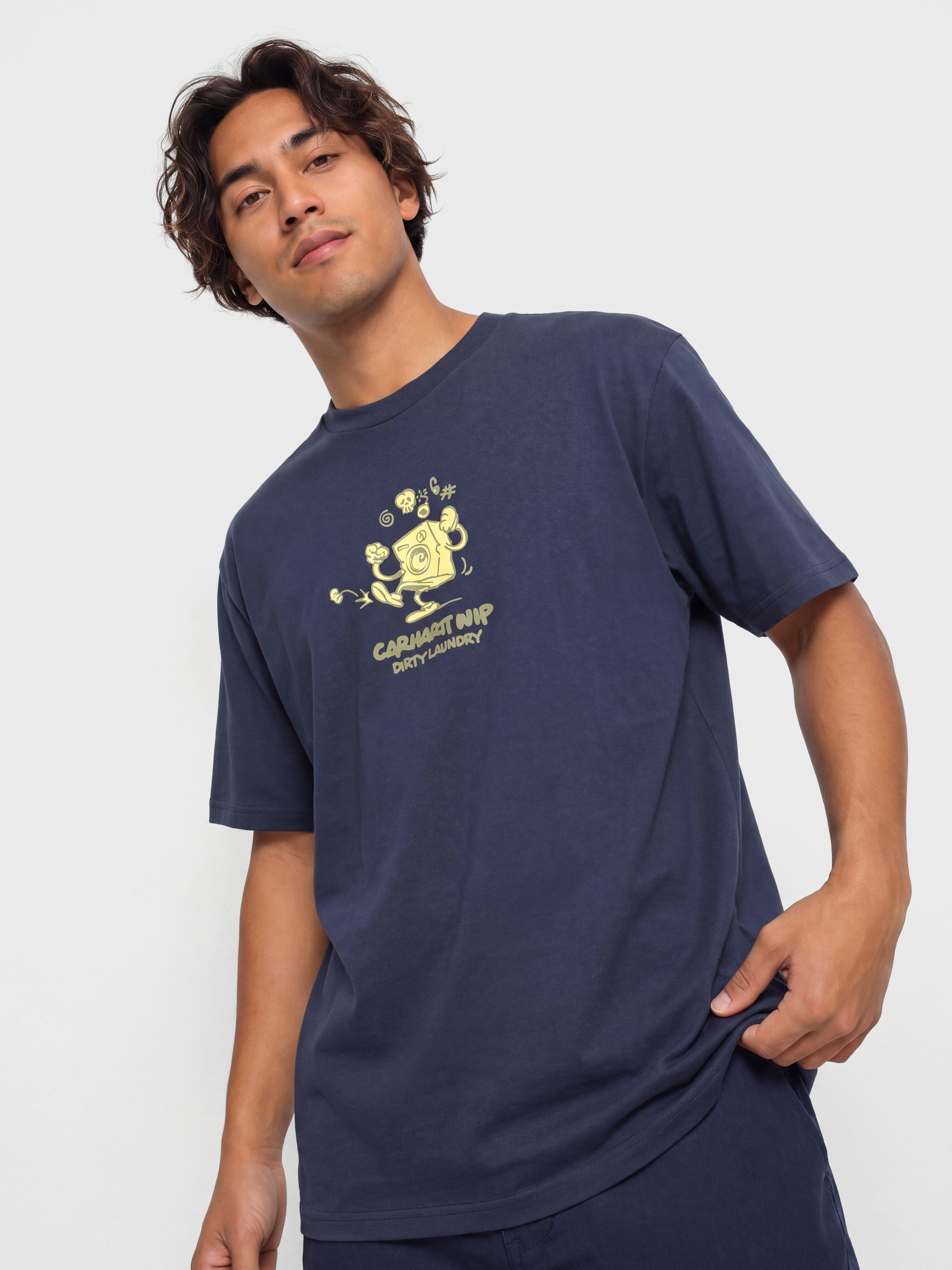 Carhartt WIP Dirty Laundry Póló (blue)