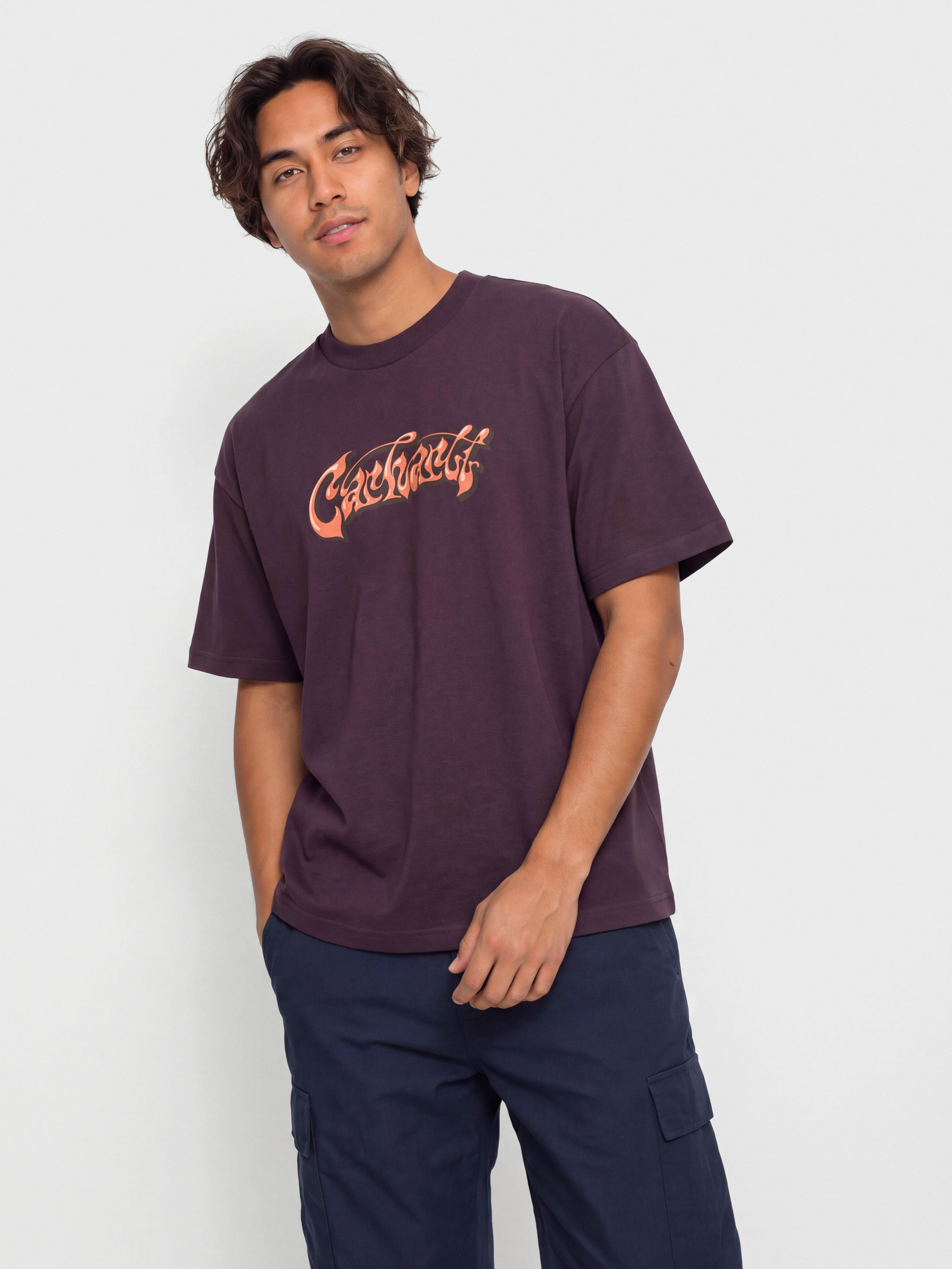 Carhartt WIP Booger Póló (cozy purple)