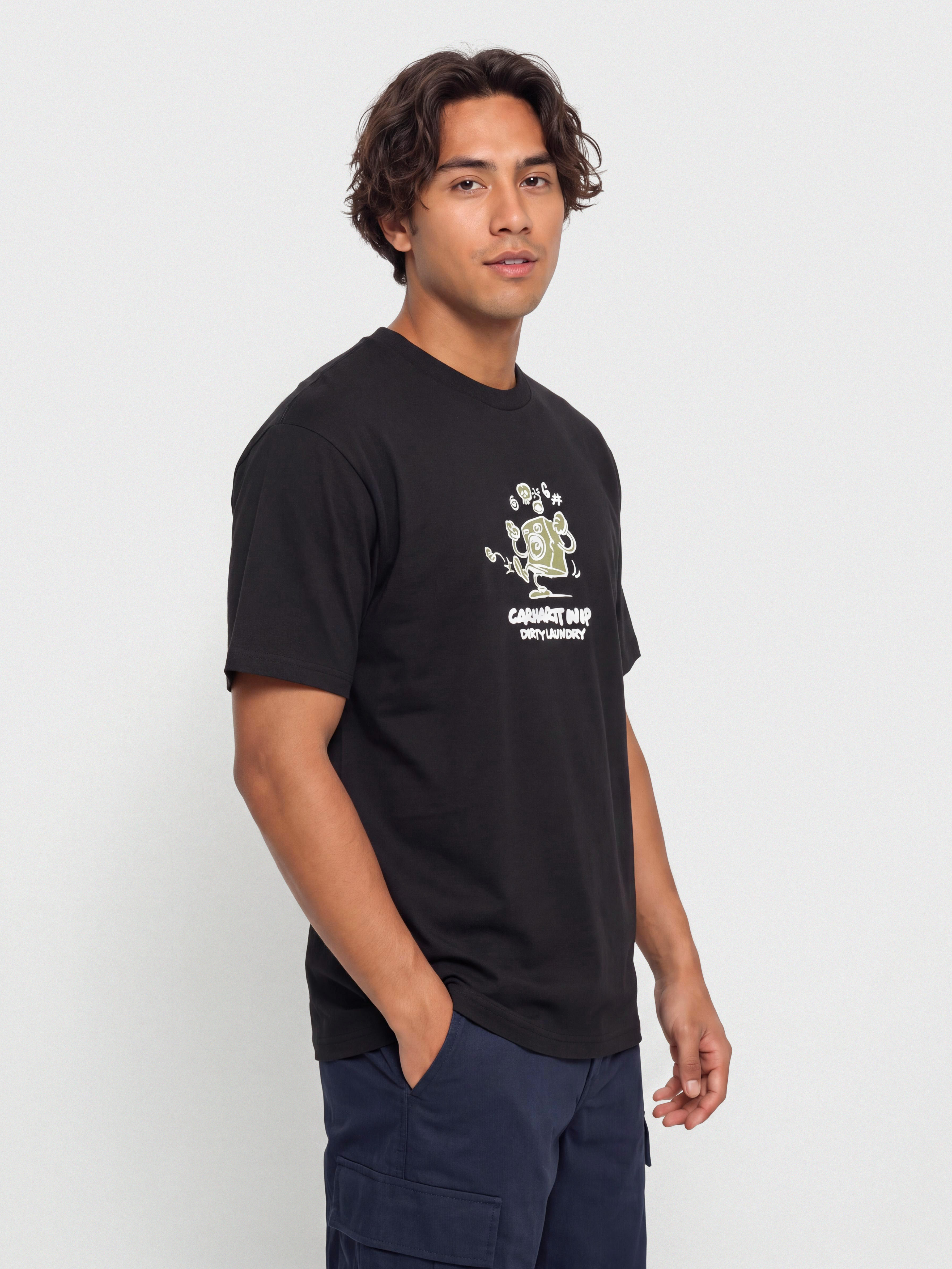 Carhartt WIP Dirty Laundry Póló (black)