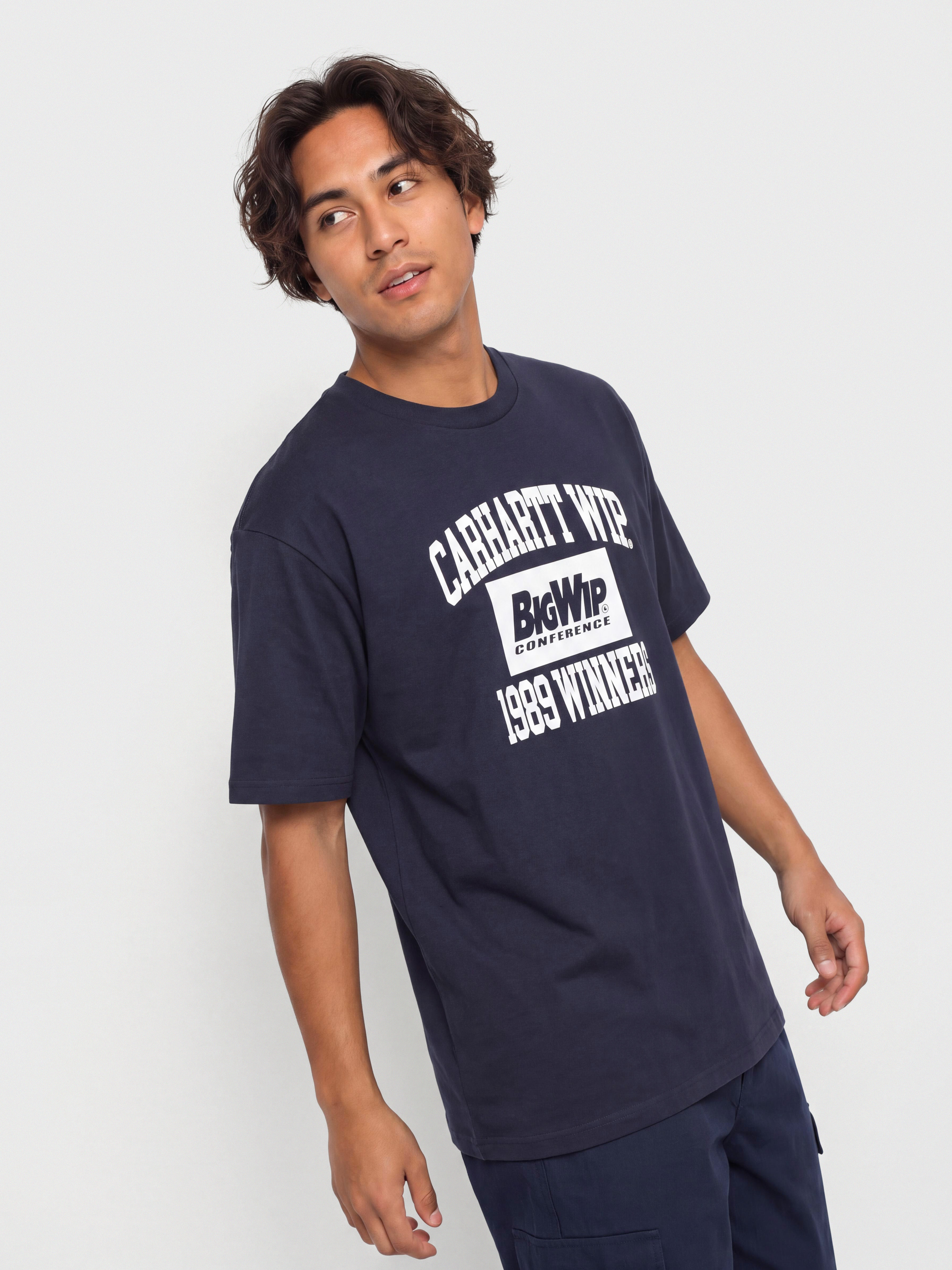 Carhartt WIP 1989 Winners Póló (dark navy/heavy stone wash)