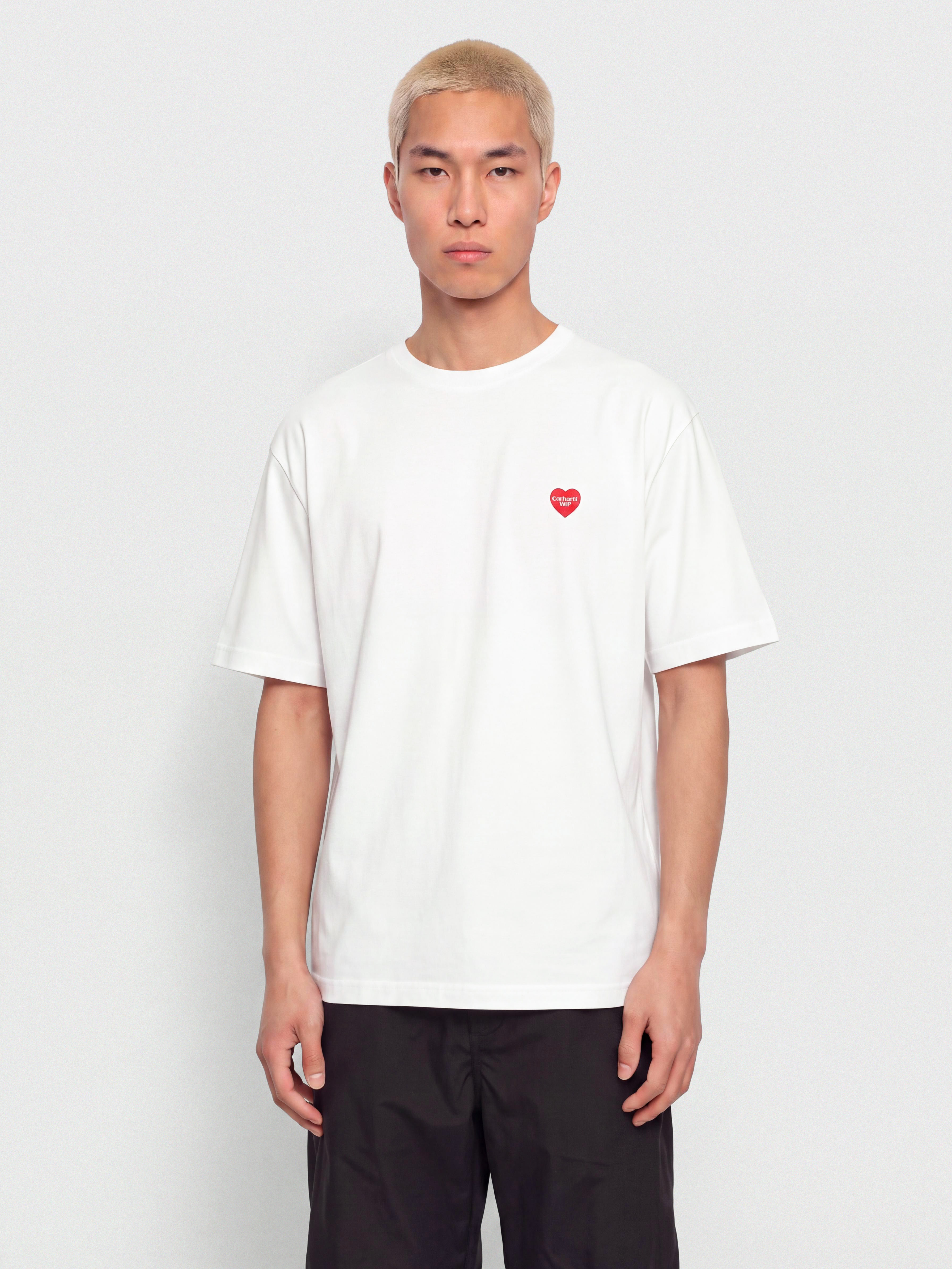 Carhartt WIP Small Heart Póló (white/red)