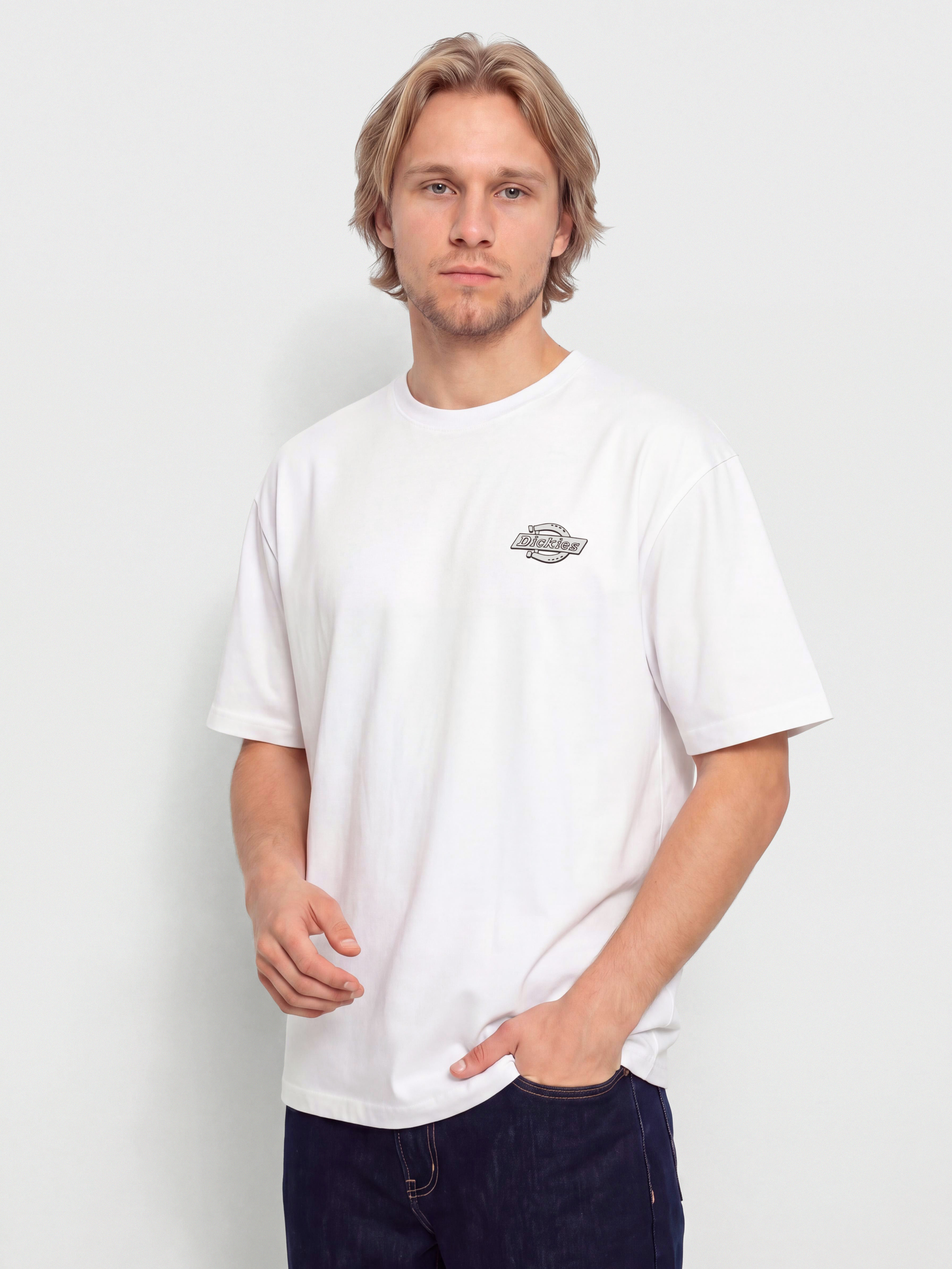 Dickies Millville Pu00f3lu00f3 (white)