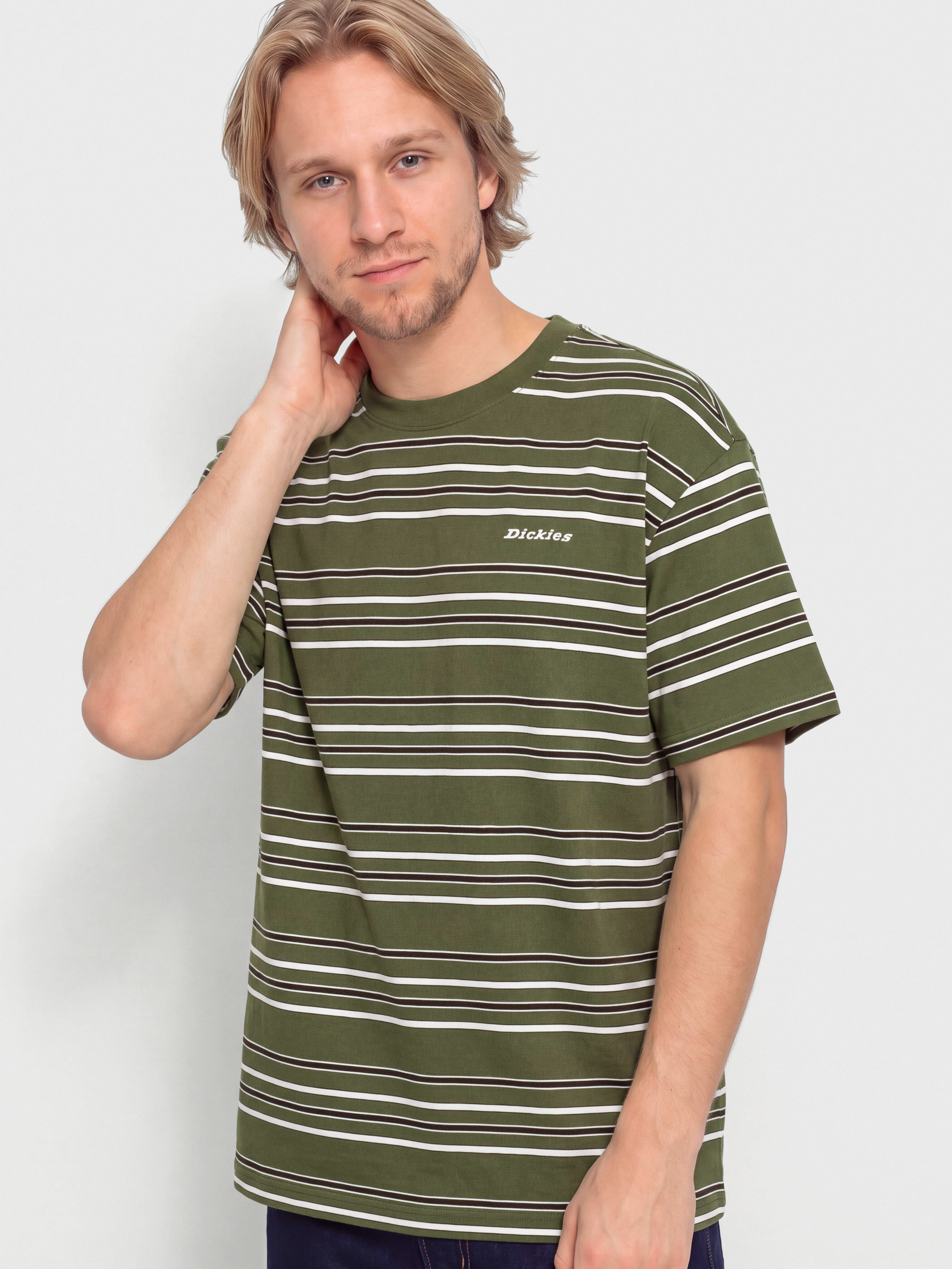Dickies East Liberty Stripe Póló (cypress)