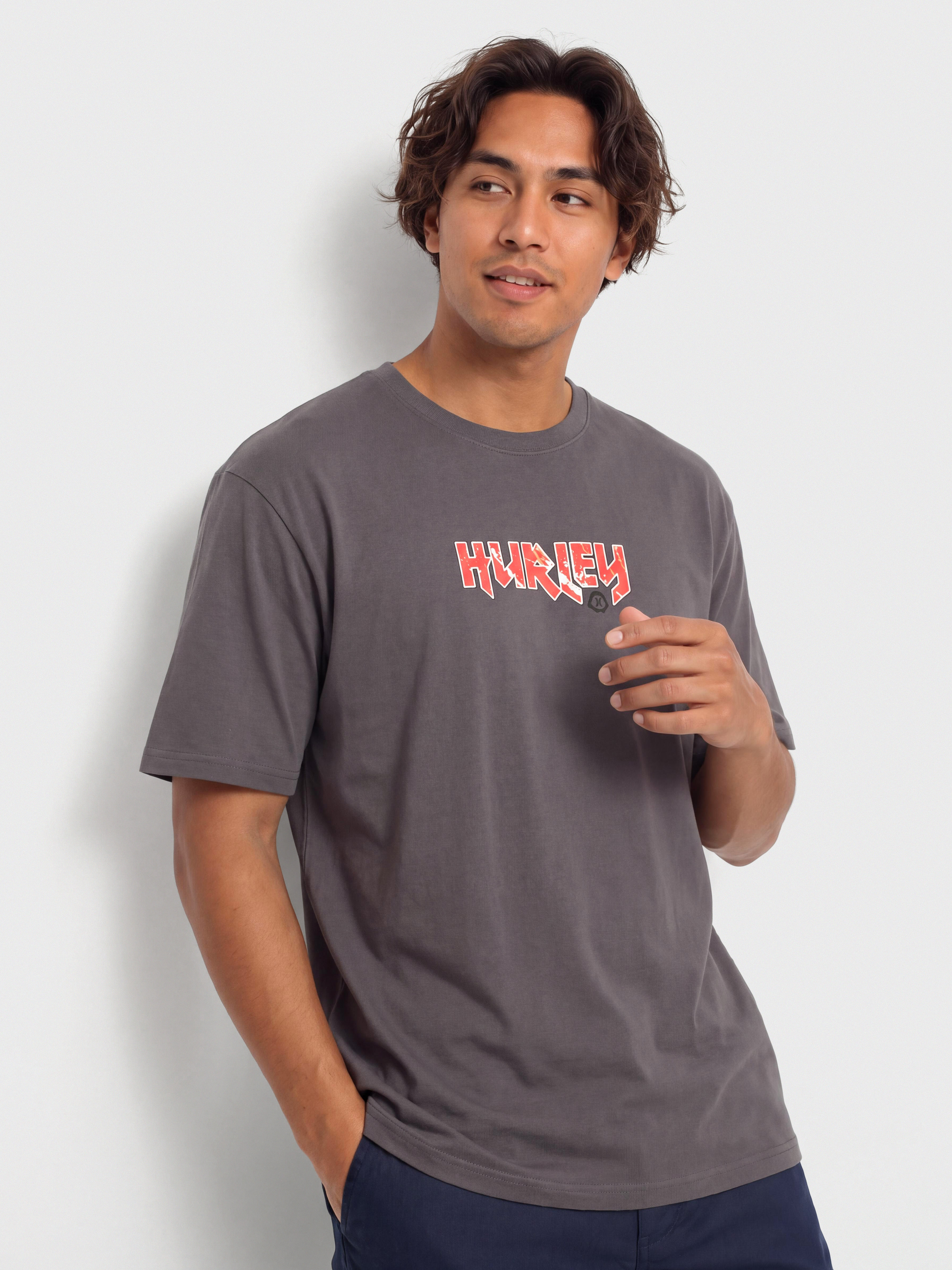 Hurley Wave Addiction Póló (dark stone grey)