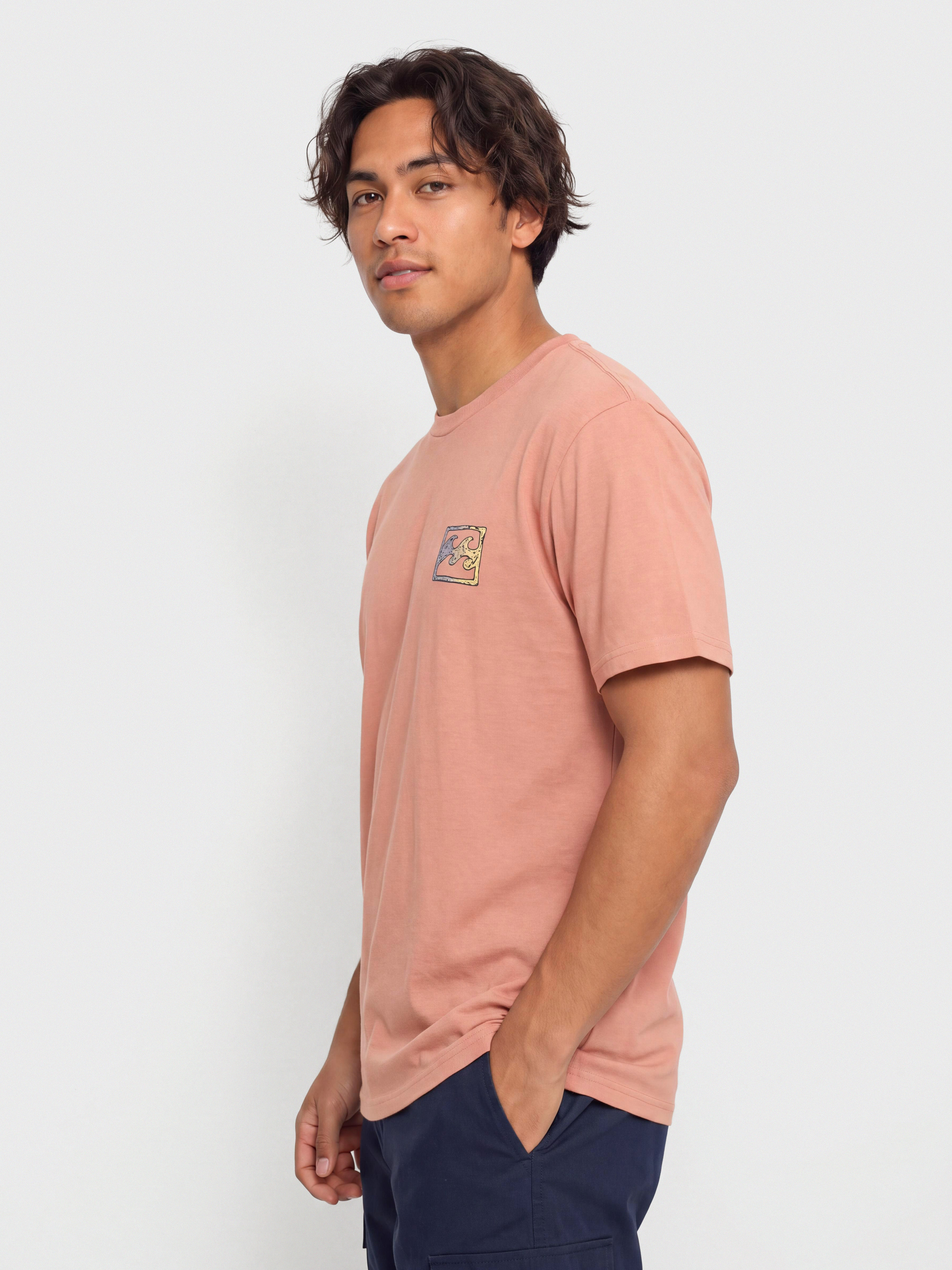Billabong Crayon Wave Póló (dusty rose)