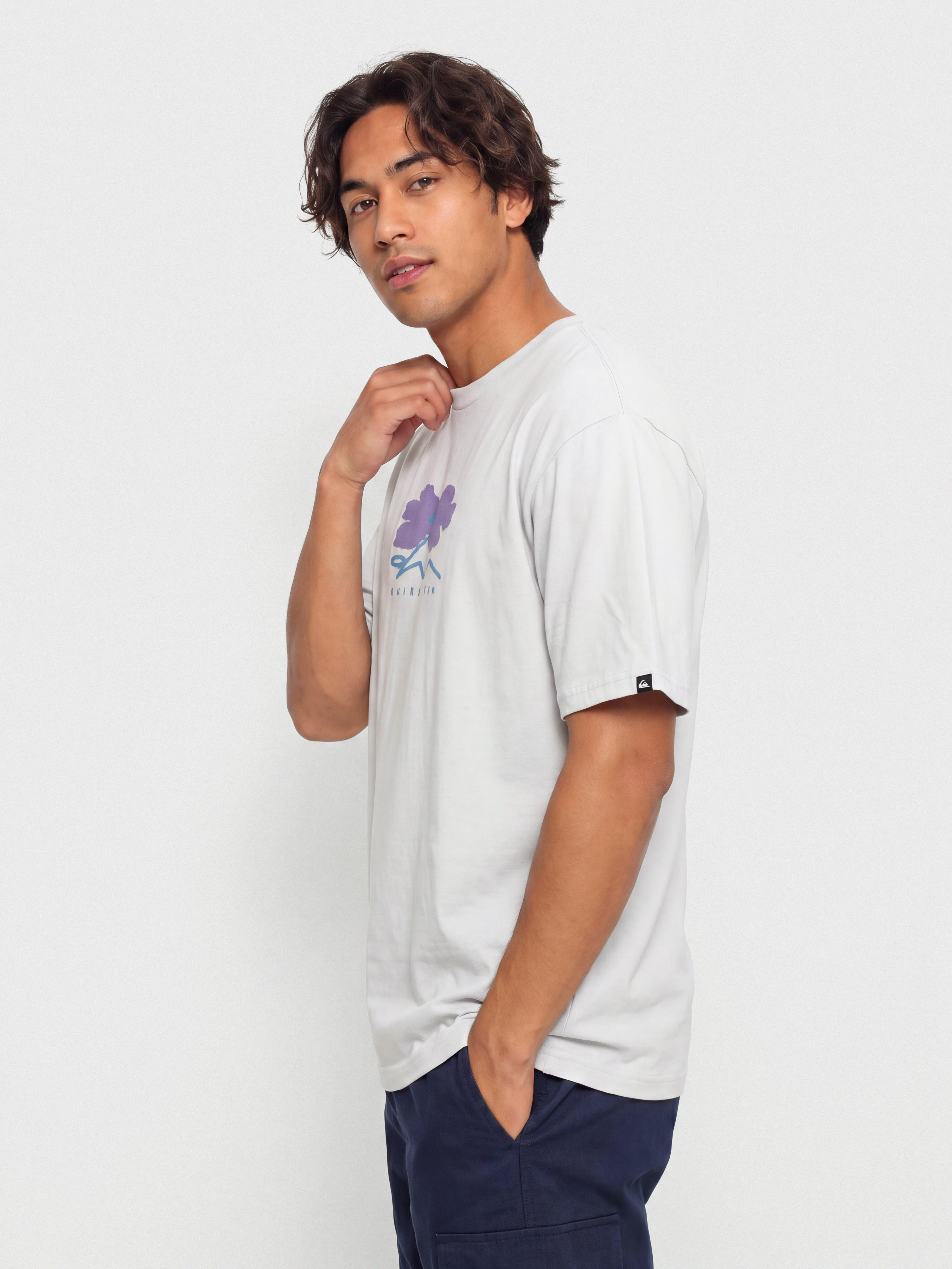 Quiksilver Structured Flower Póló (micro chip)