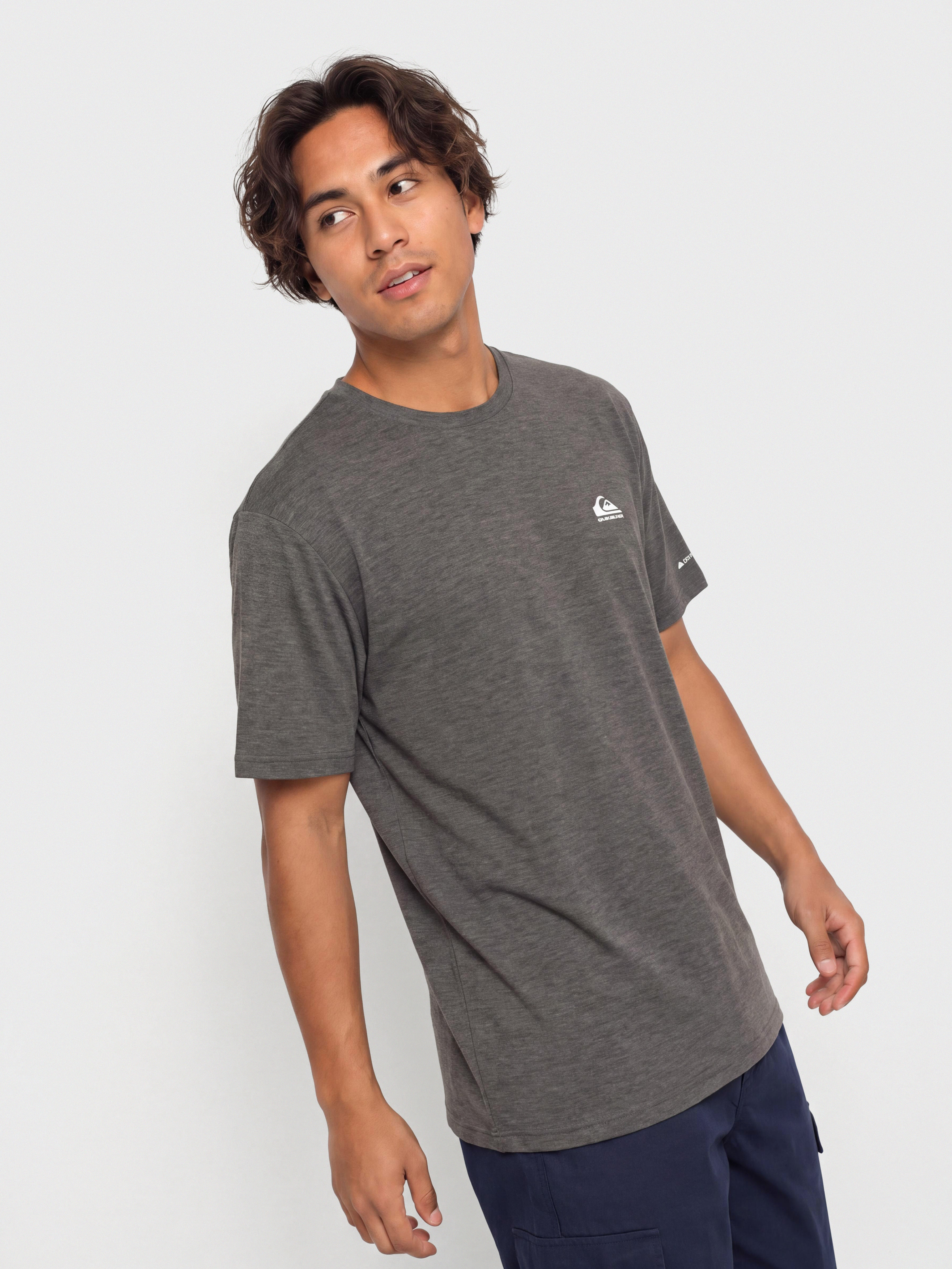 Quiksilver Coastal Run Póló (black heather)