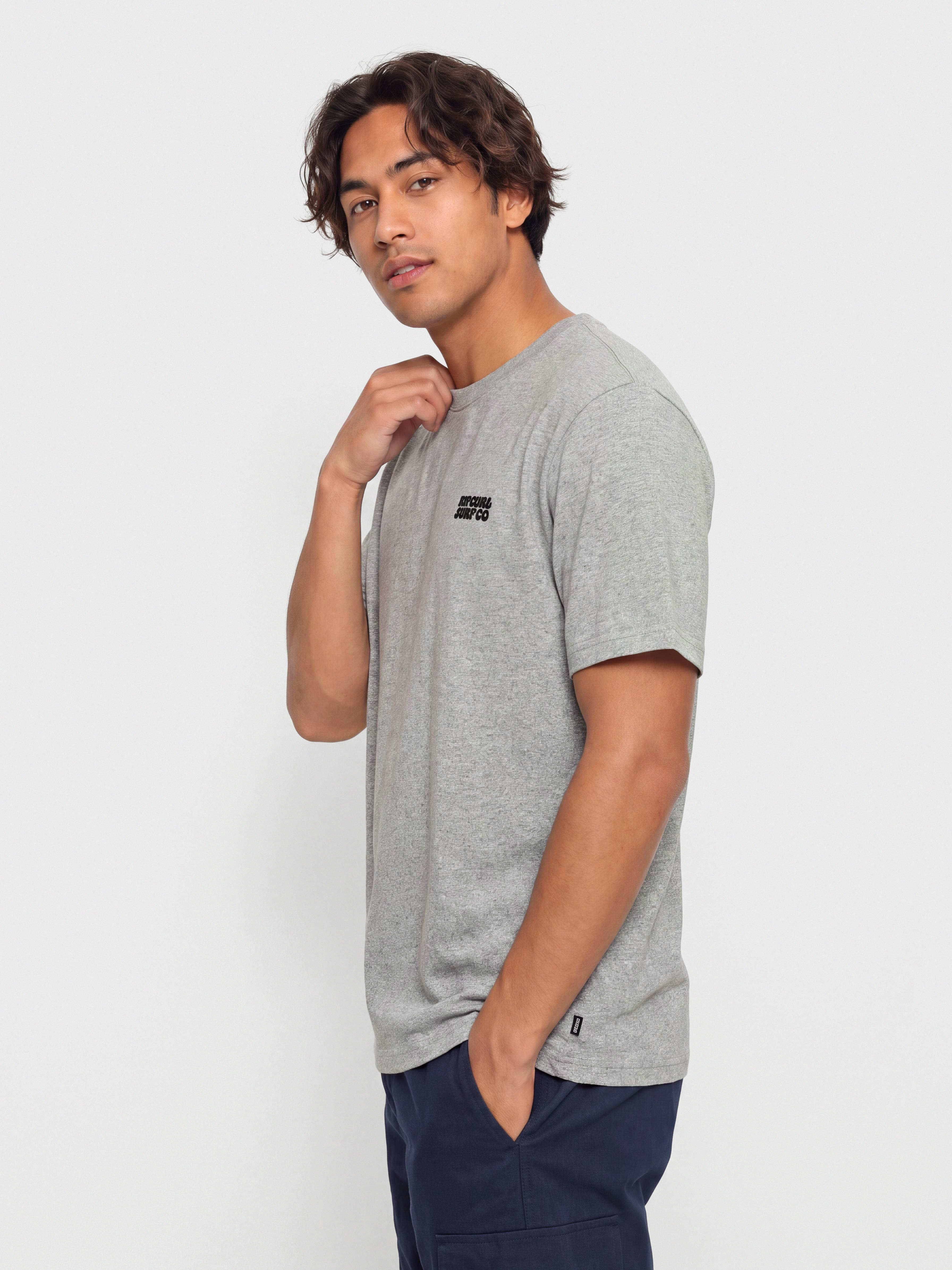 Rip Curl Easy Embroid Póló (grey marle)