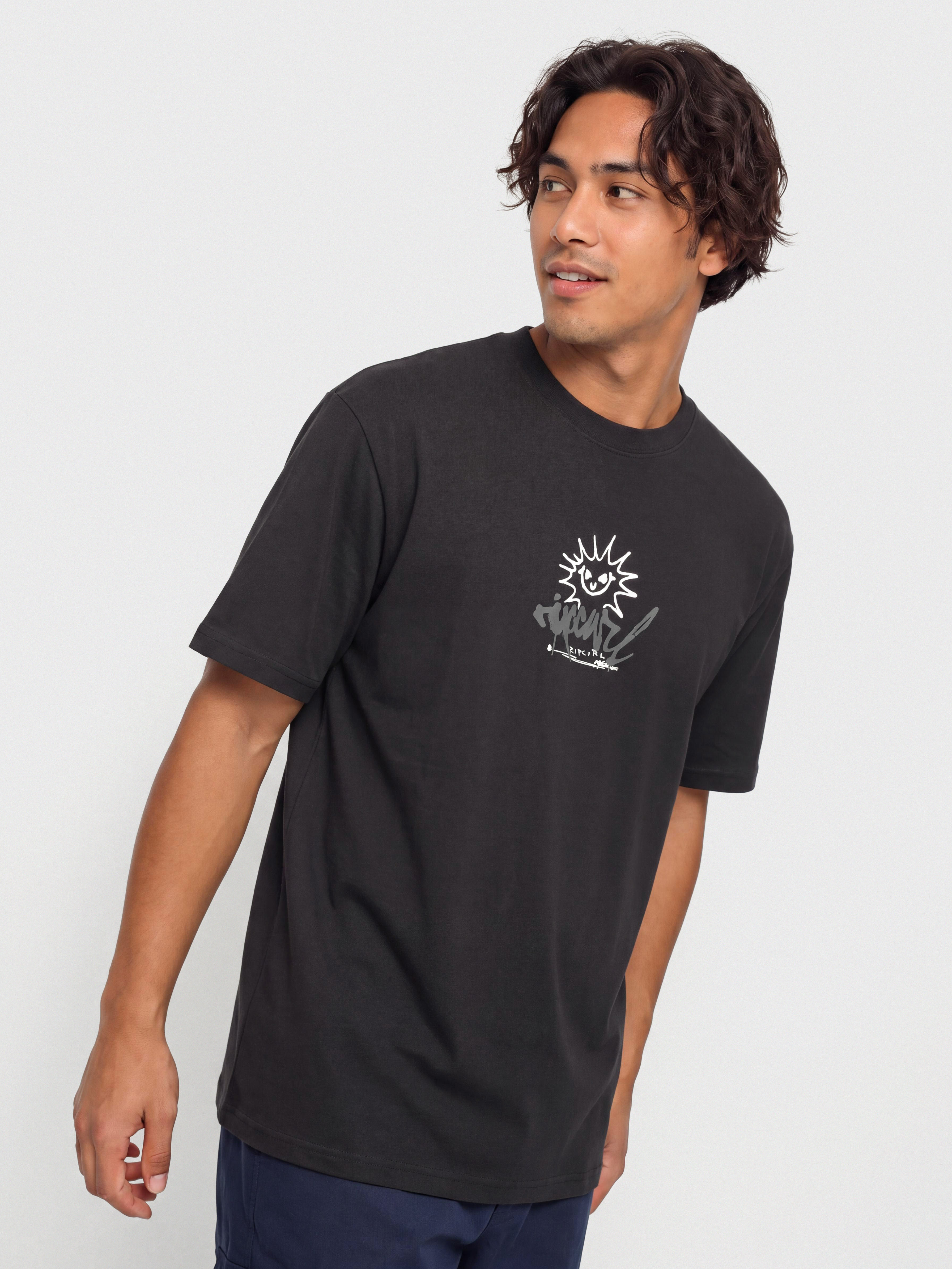 Póló Rip Curl Inner Visions Rotten Sun (washed black)