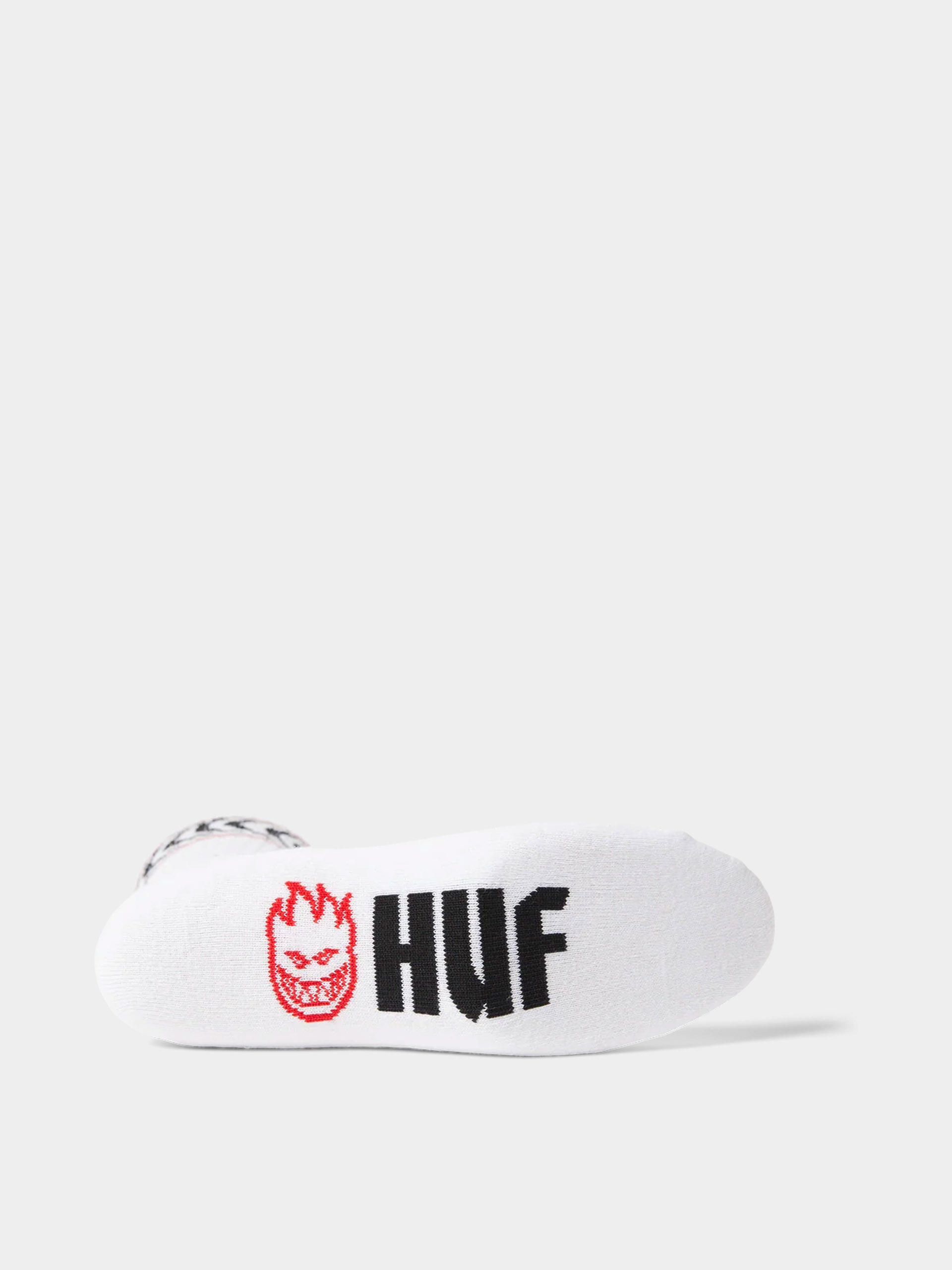 Zokni HUF X Spitfire Spiral (white)