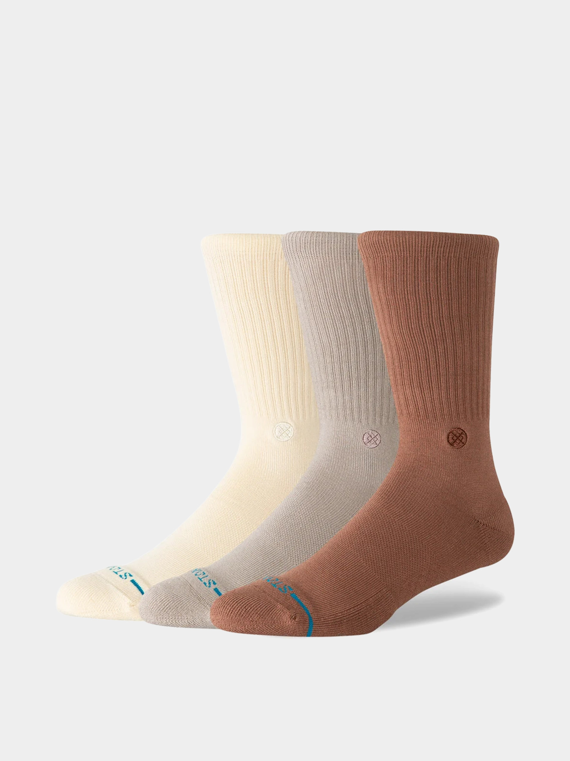 Zokni Stance Icon 3 Pack (brown)