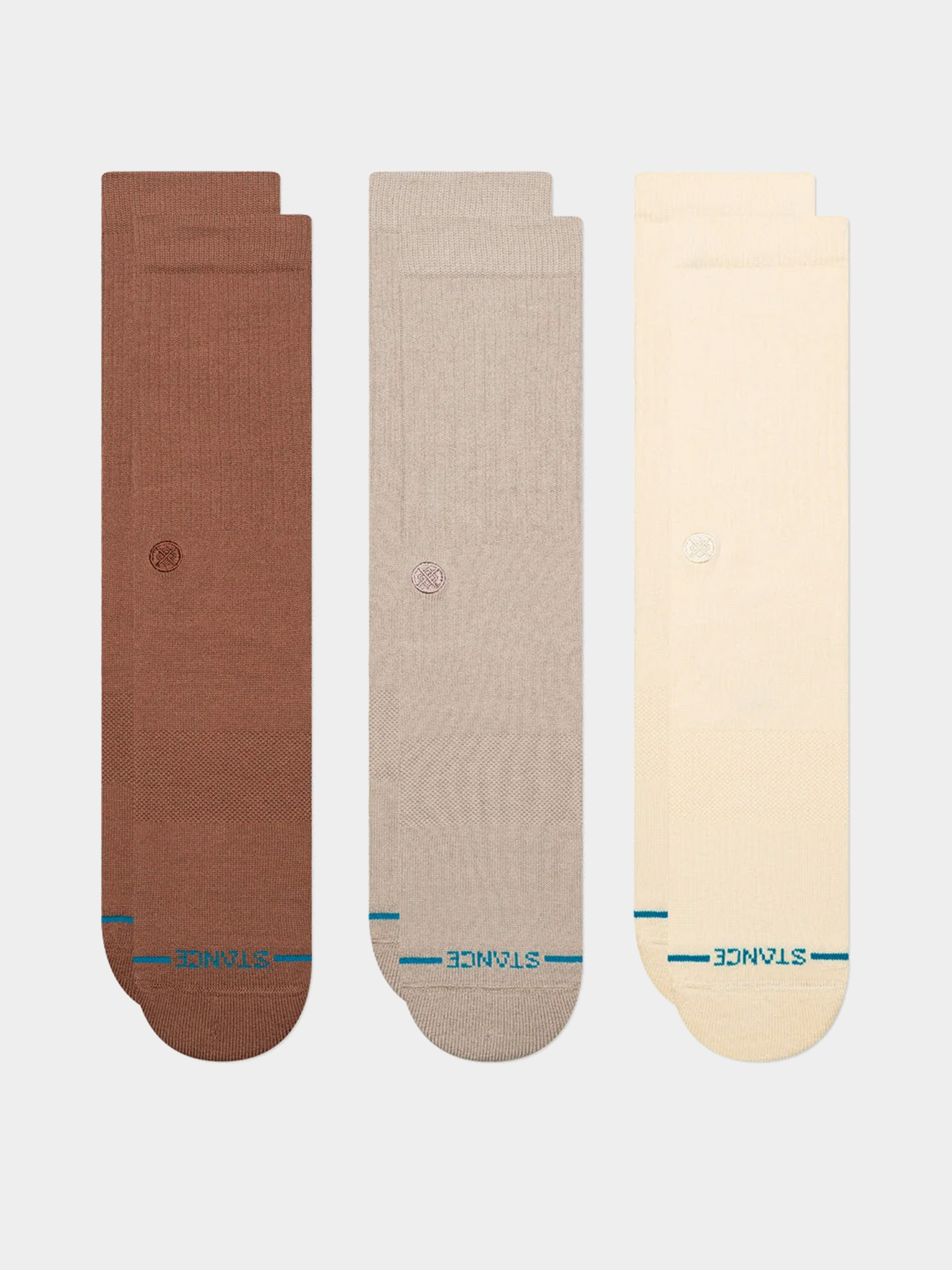 Zokni Stance Icon 3 Pack (brown)